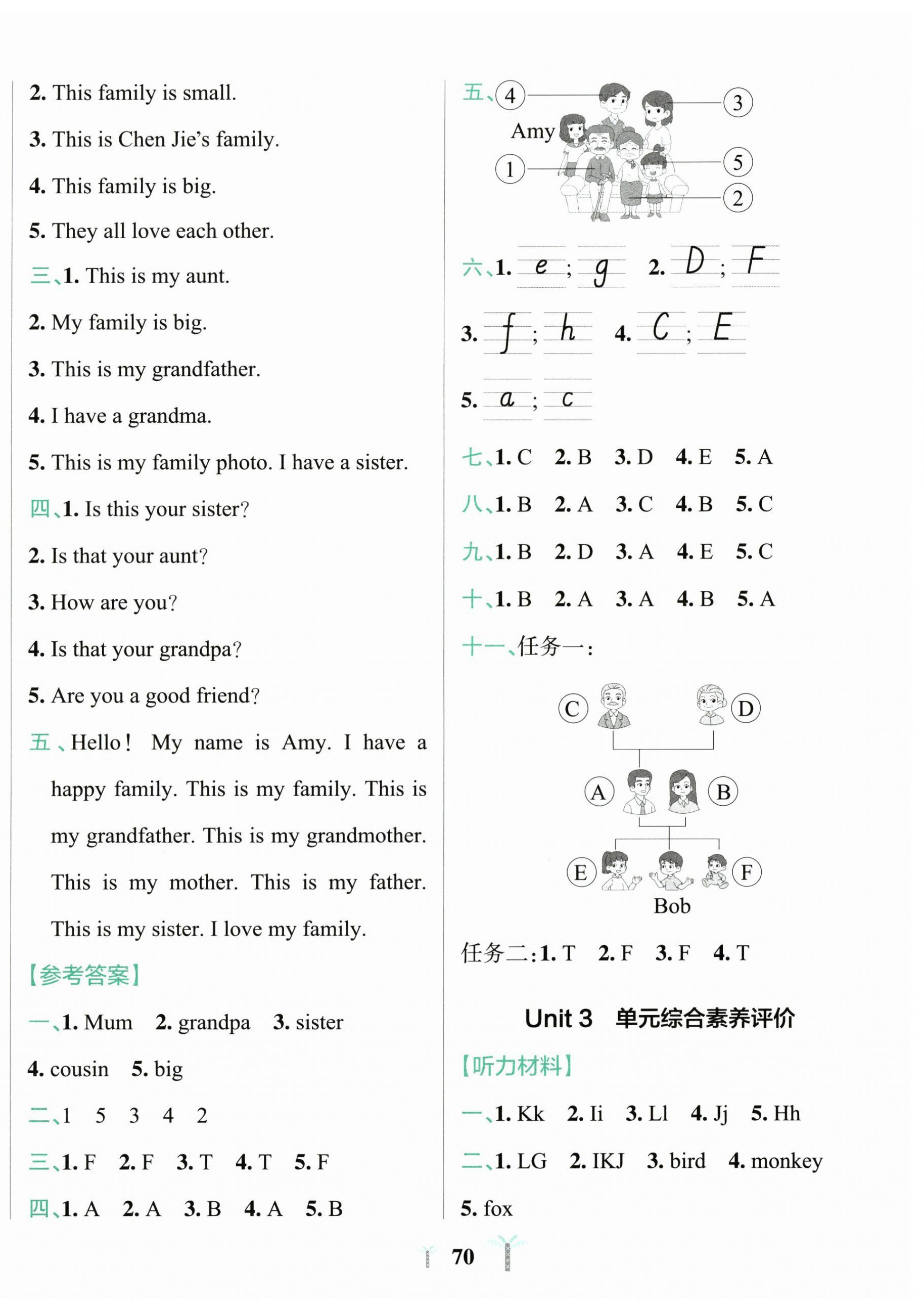 2026年小学学霸冲A卷三年级英语上册人教版&nbsp;第2页