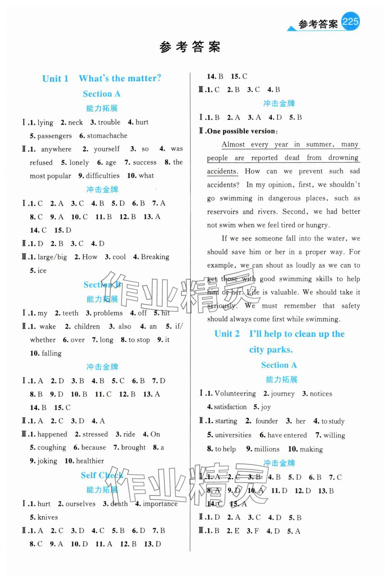 2025年尖子生培優(yōu)教材八年級(jí)英語(yǔ)下冊(cè)人教版精編版 第1頁(yè)