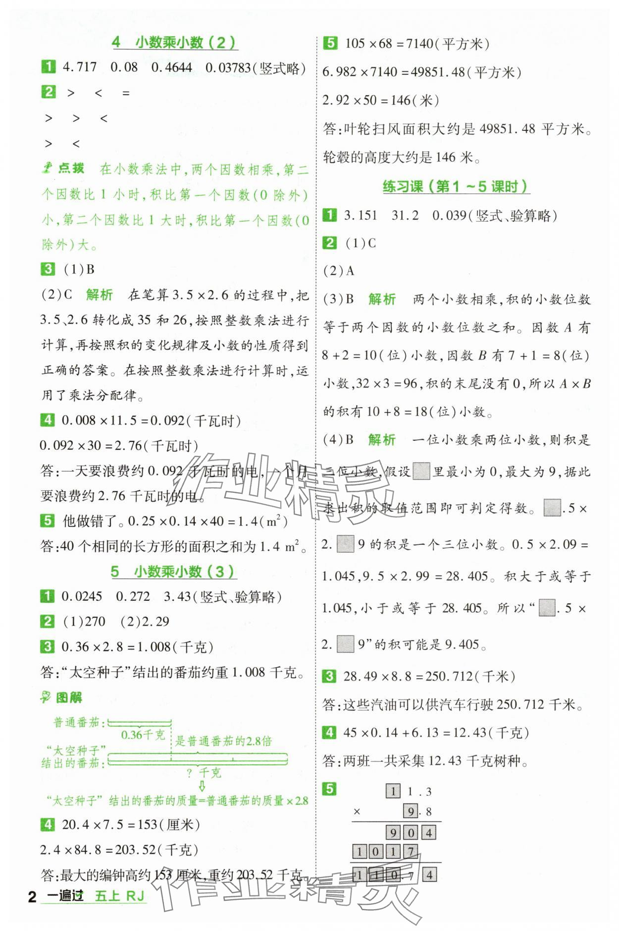 2025年一遍過(guò)五年級(jí)數(shù)學(xué)上冊(cè)人教版 第2頁(yè)