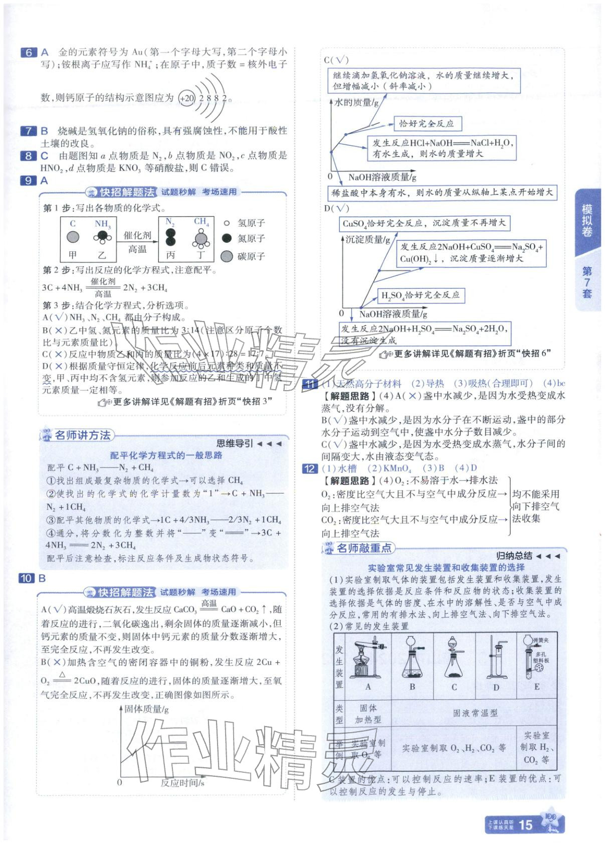 2026年金考卷中考45套汇编化学河北专版 第14页