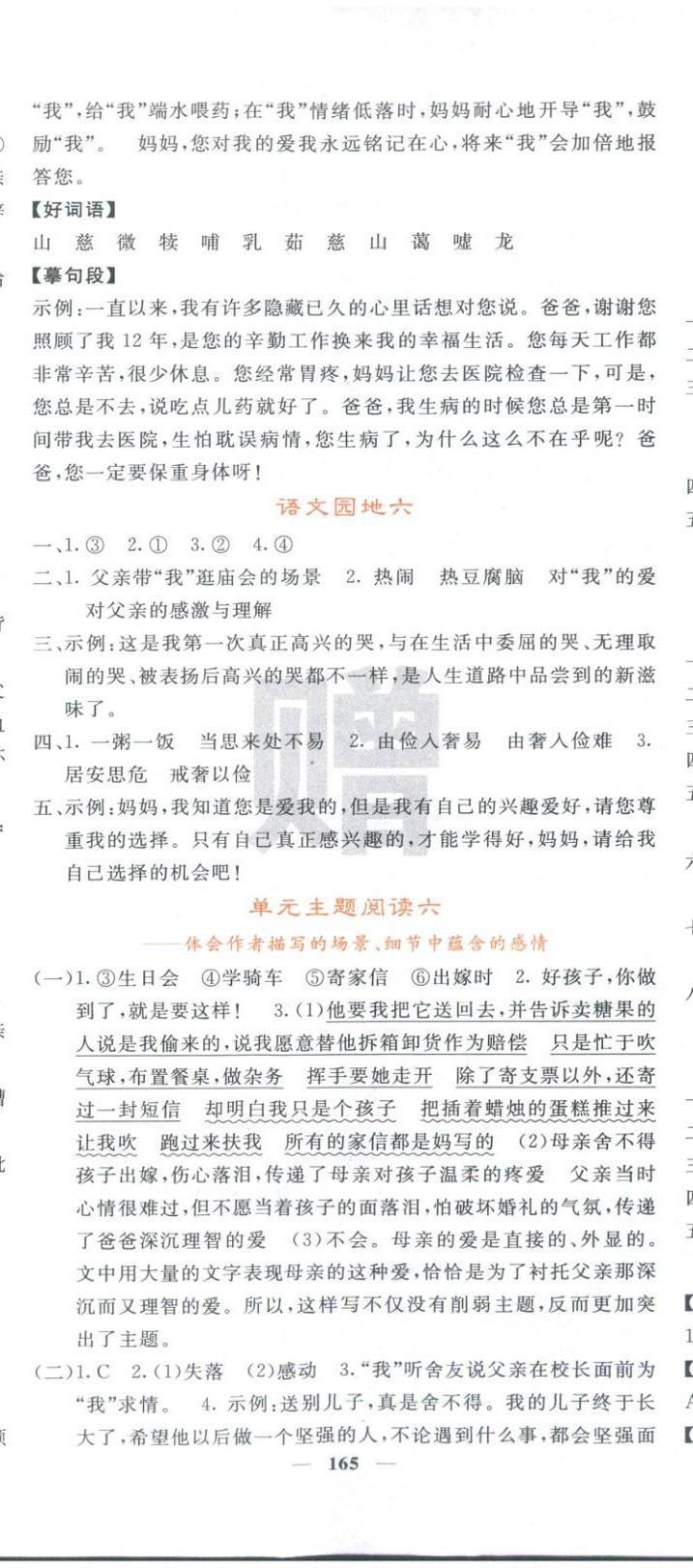 2025年課堂點(diǎn)睛五年級(jí)語文上冊人教版 第14頁