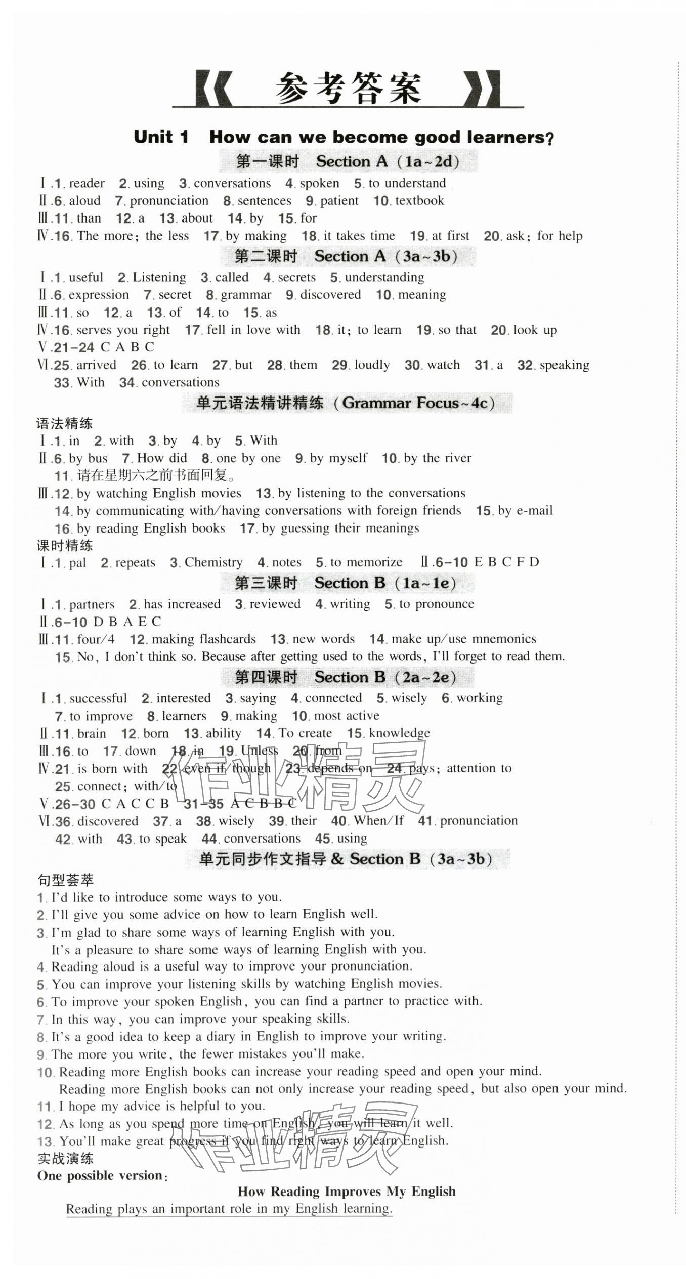 2024年?duì)钤刹怕穭?chuàng)優(yōu)作業(yè)九年級(jí)英語(yǔ)全一冊(cè)人教版貴州專版 第1頁(yè)