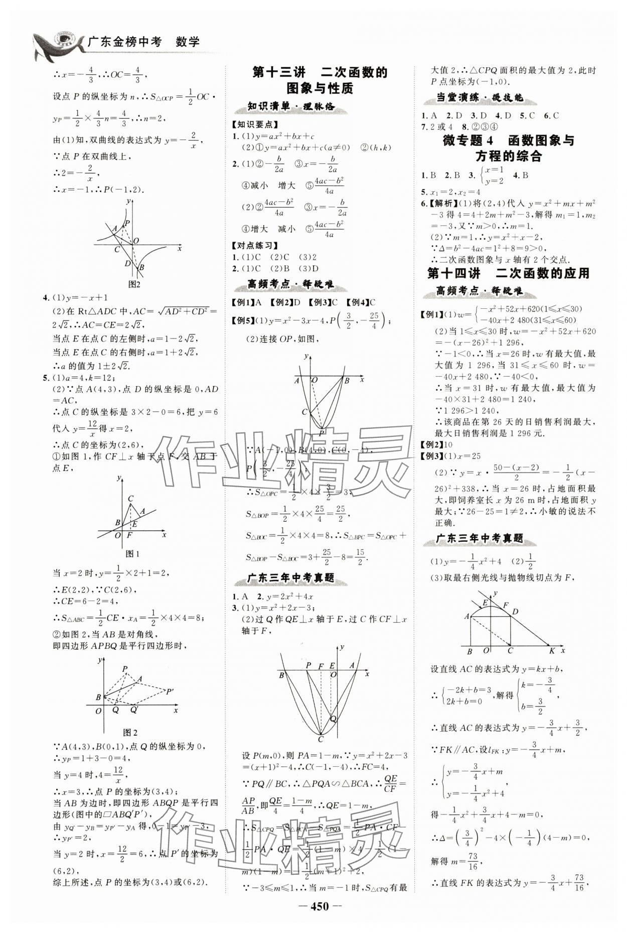 2024年世紀(jì)金榜金榜中考數(shù)學(xué)深圳專版 參考答案第5頁