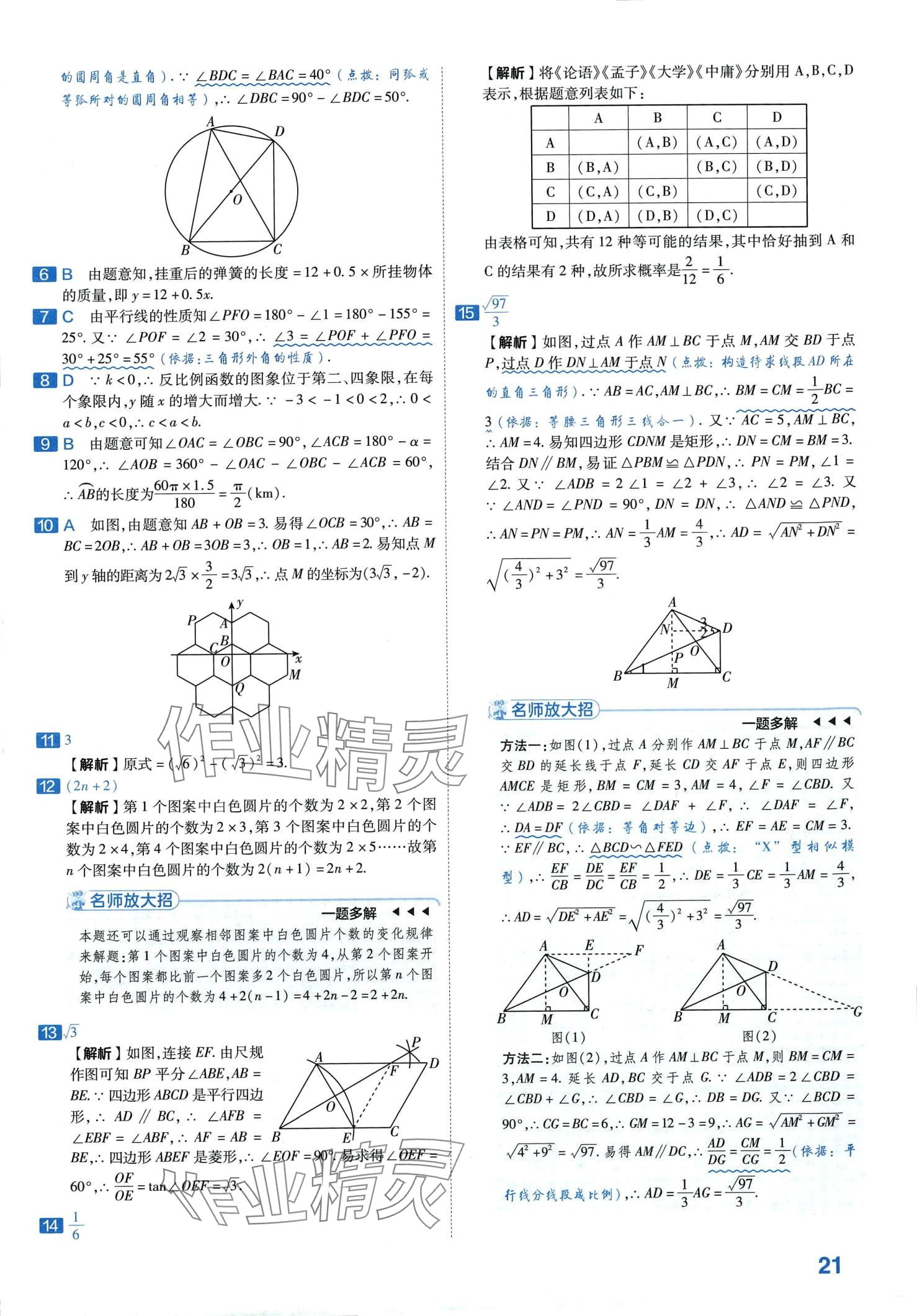 2024年金考卷中考試卷匯編45套數(shù)學(xué) 第23頁