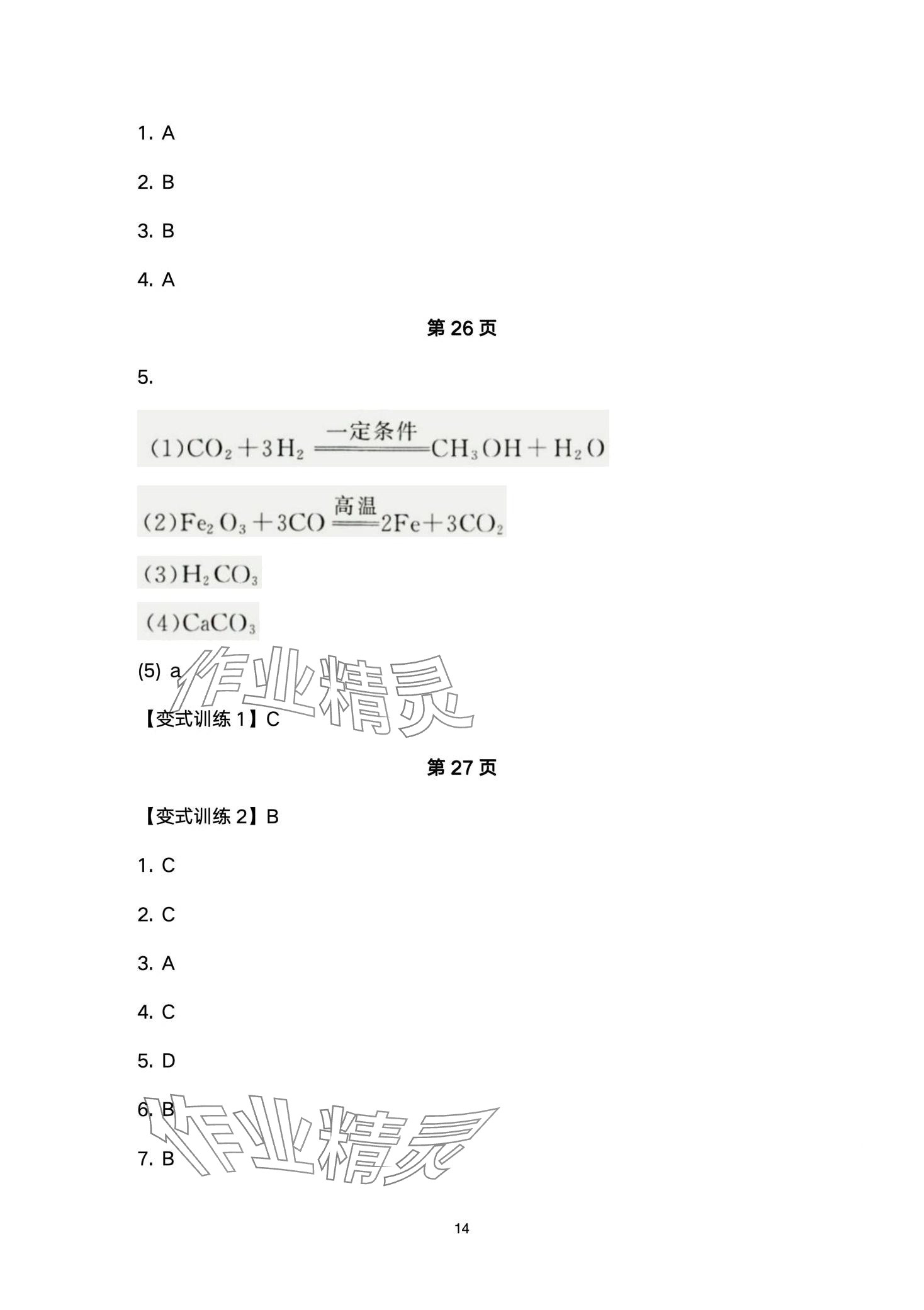 2024年劍指中考化學(xué)益陽專版 第14頁