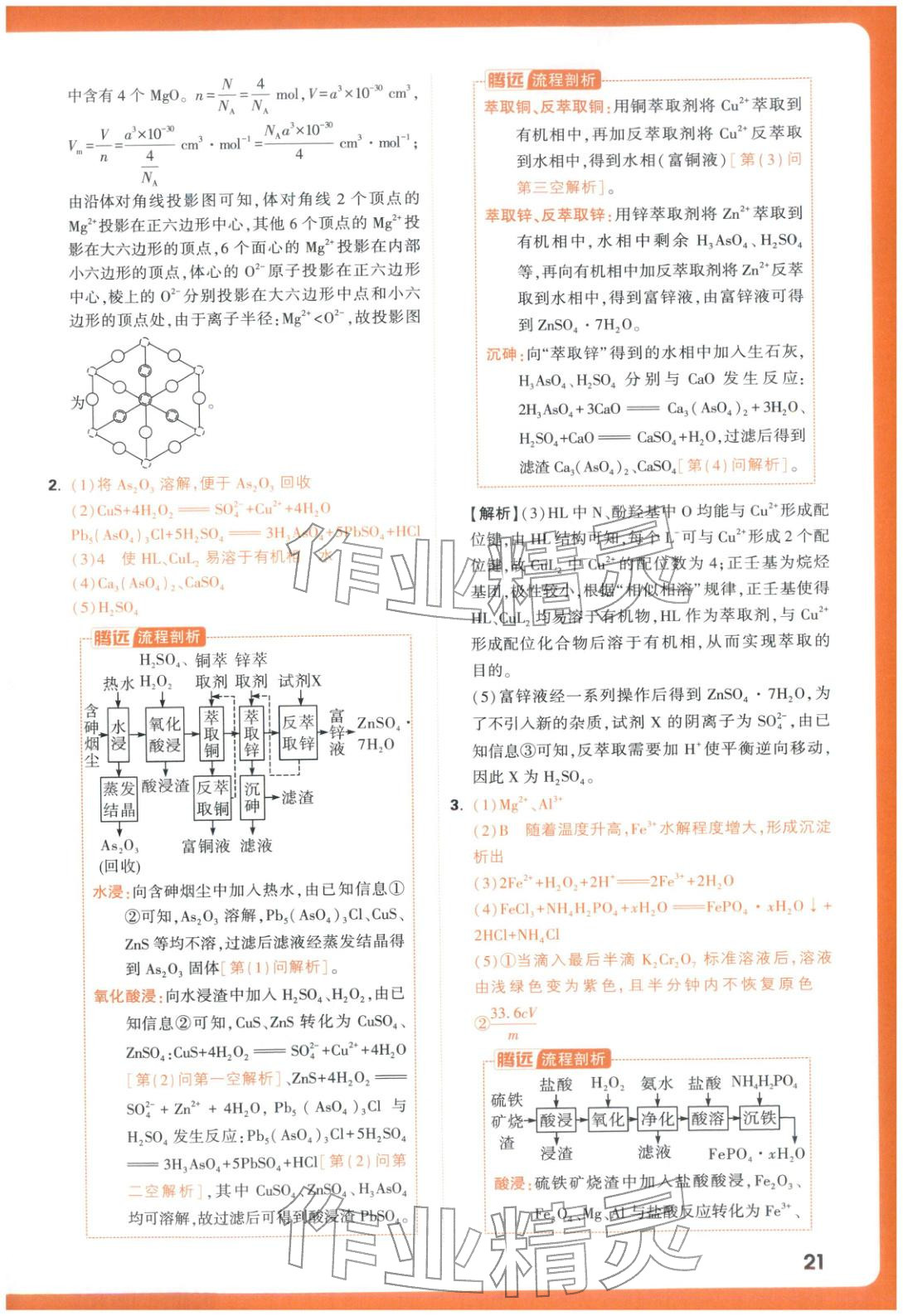 2025年騰遠高考基礎題化學&nbsp;參考答案第21頁