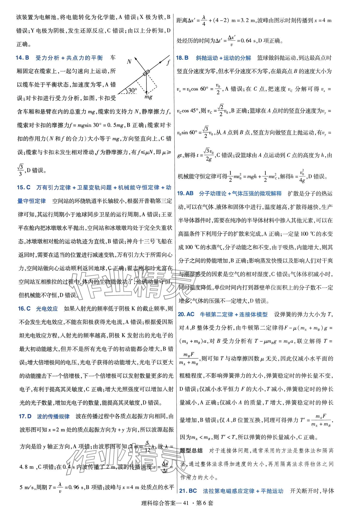 2024年高考沖刺優(yōu)秀模擬試卷匯編45套理綜 第43頁(yè)