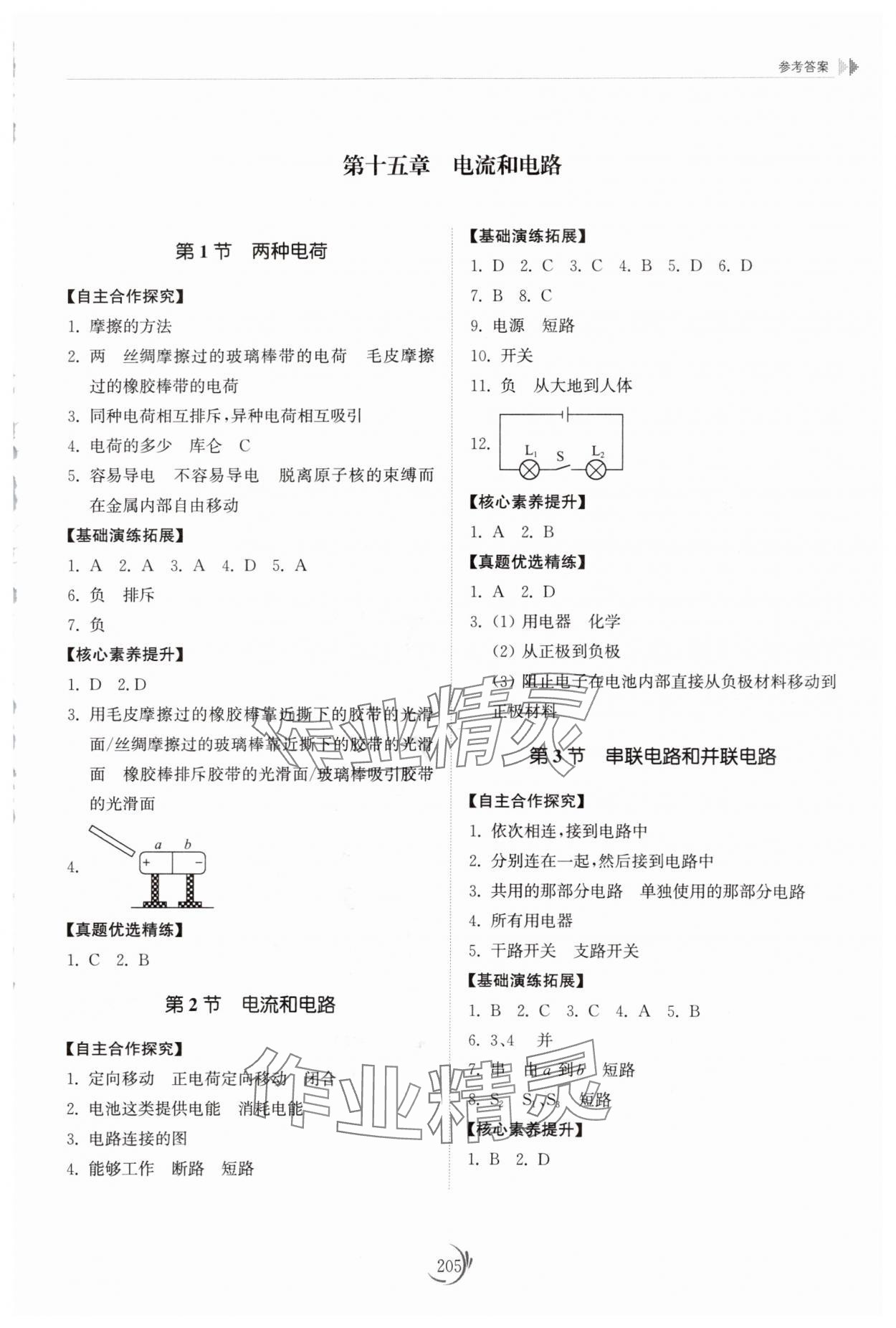 2025年同步練習冊山東科學技術出版社九年級物理全一冊人教版 第5頁