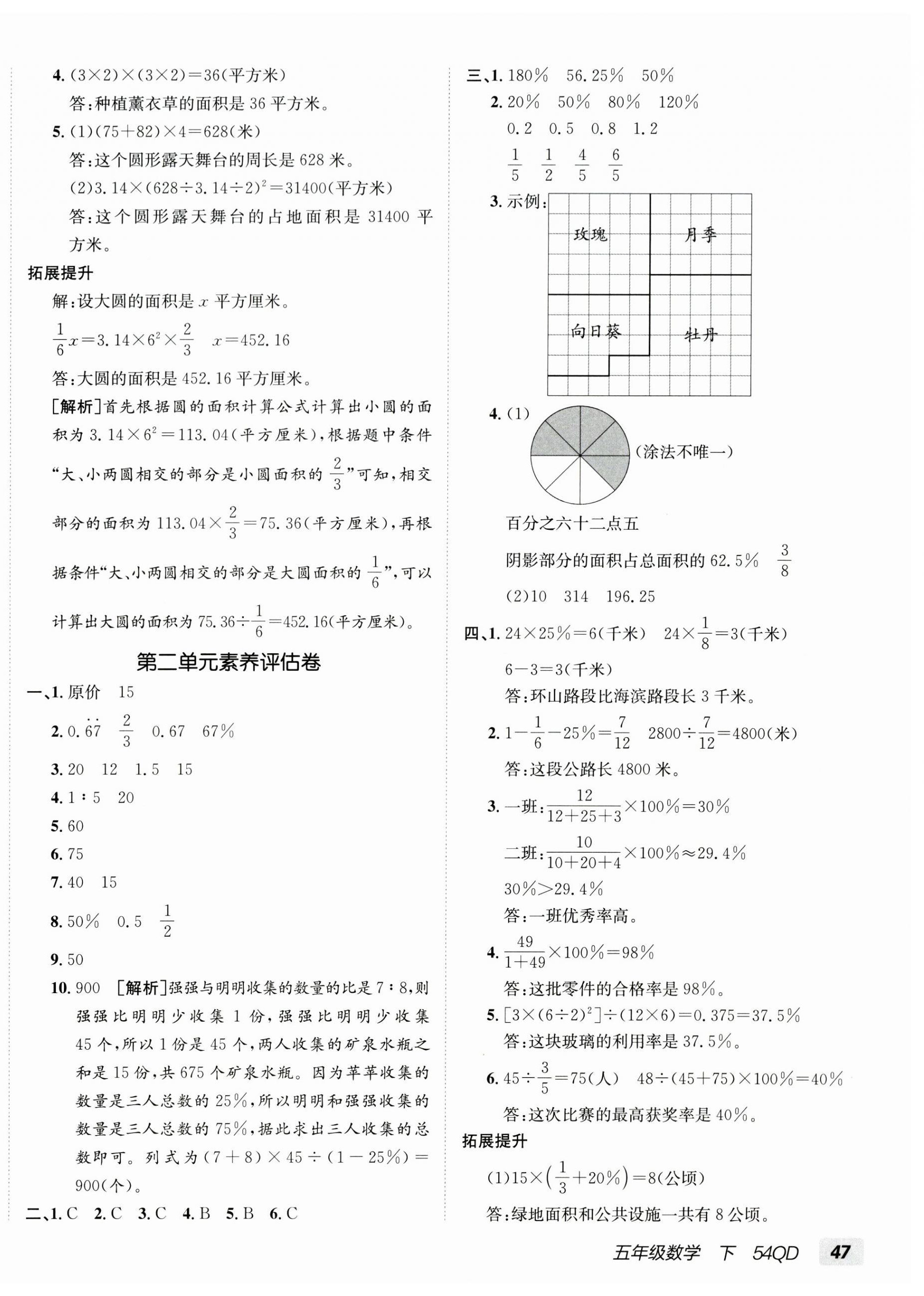 2026年海淀单元测试AB卷五年级数学下册青岛版五四制&nbsp;第2页
