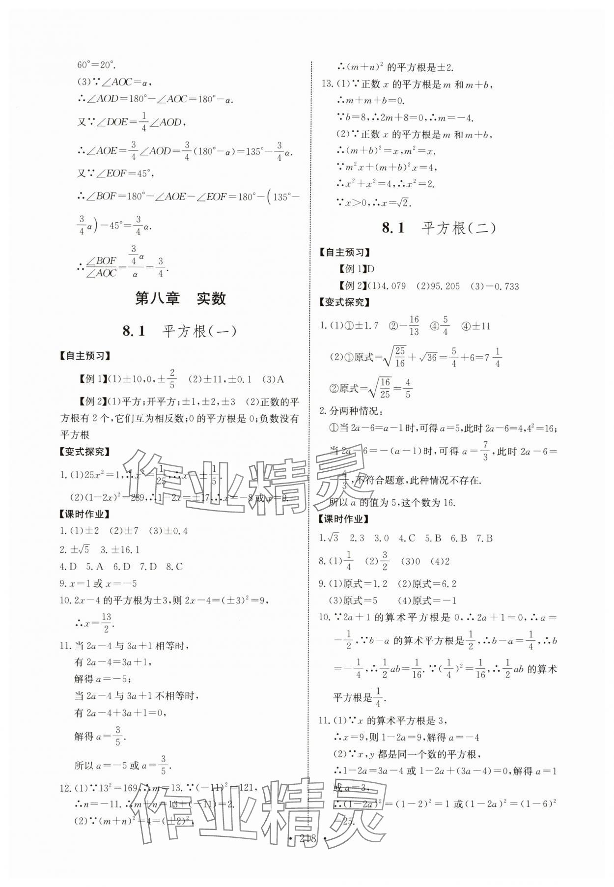 2025年長江全能學案同步練習冊七年級數學下冊人教版 第8頁