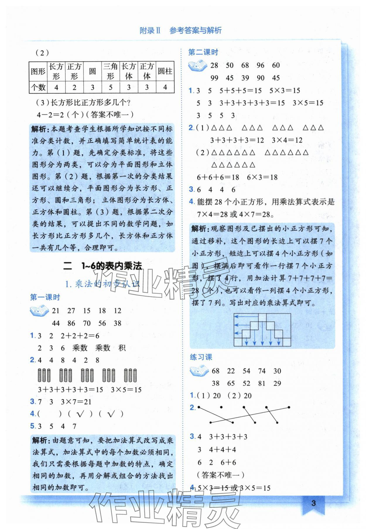 2025年黃岡小狀元作業(yè)本二年級數學上冊人教版 第3頁