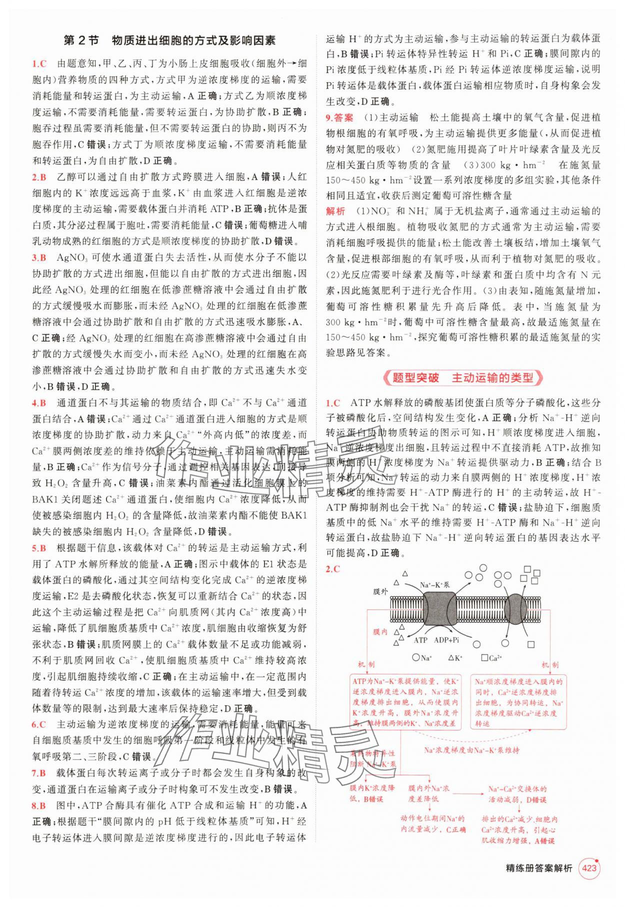 2025年5年高考3年模擬高中生物人教版 參考答案第23頁(yè)