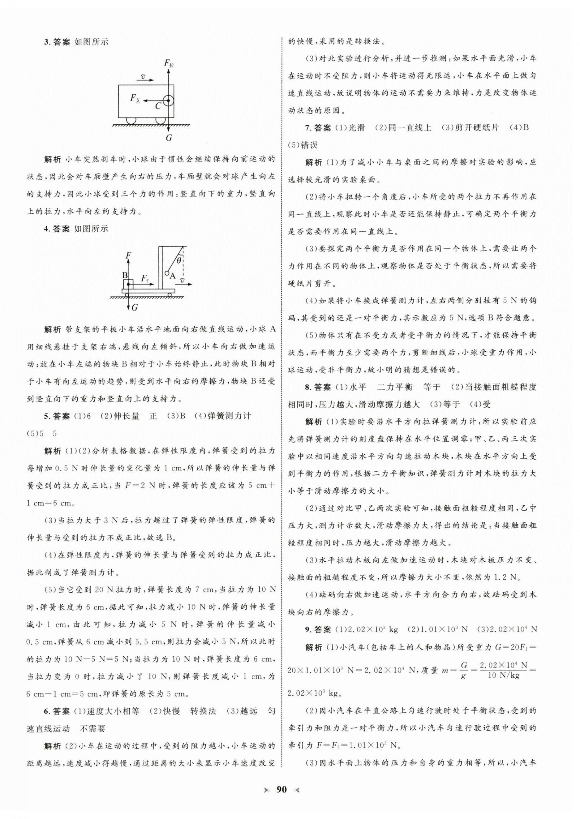 2025年學習目標與檢測同步測試卷八年級物理下冊人教版 第6頁