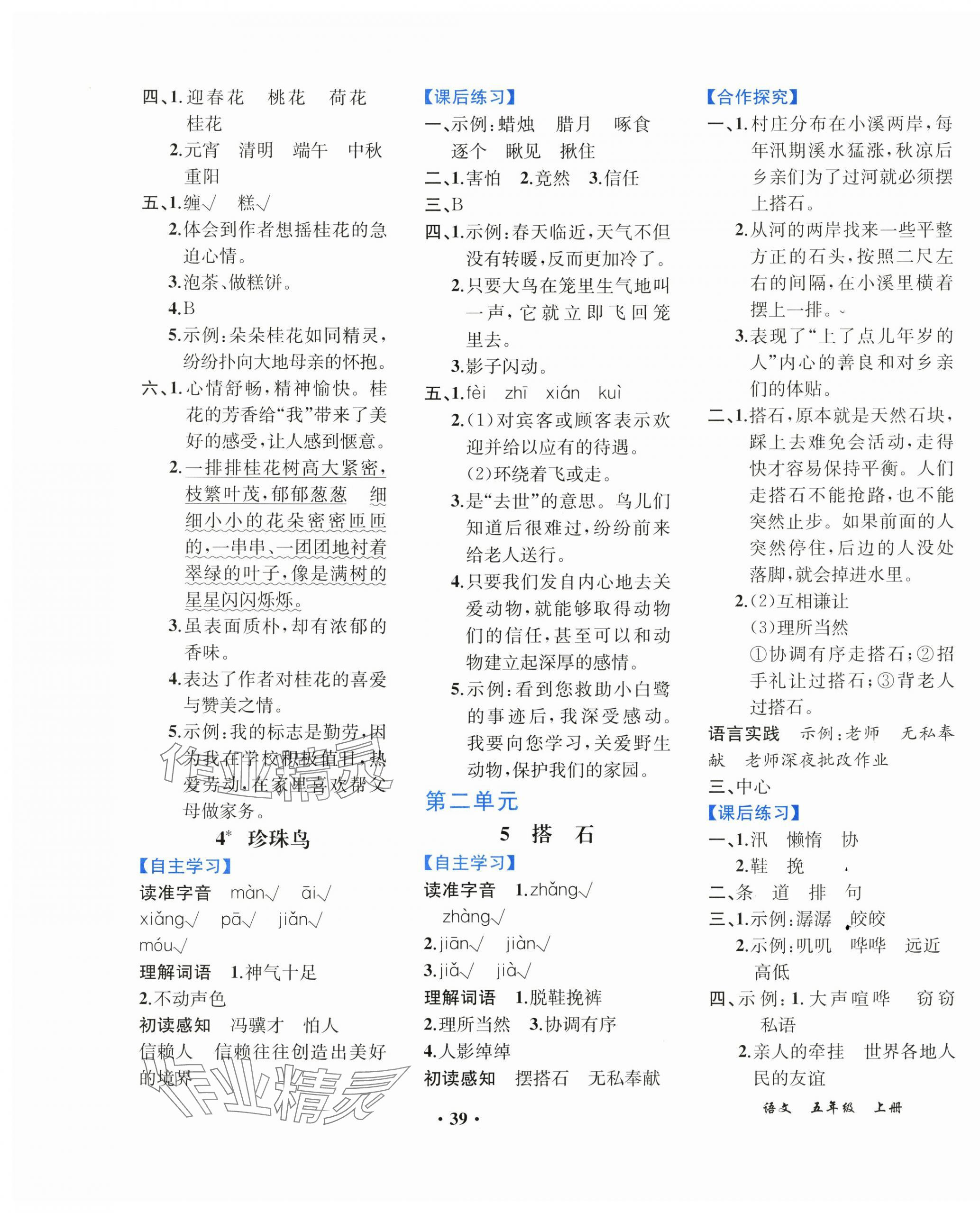 2025年胜券在握同步解析与测评五年级语文上册人教版重庆专版 第3页