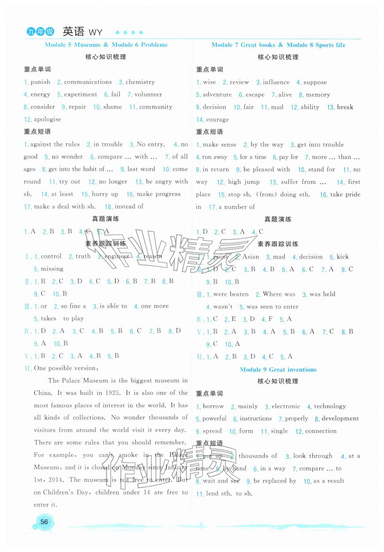 2026年寒假總動員合肥工業大學出版社九年級英語全一冊外研版&nbsp;第2頁