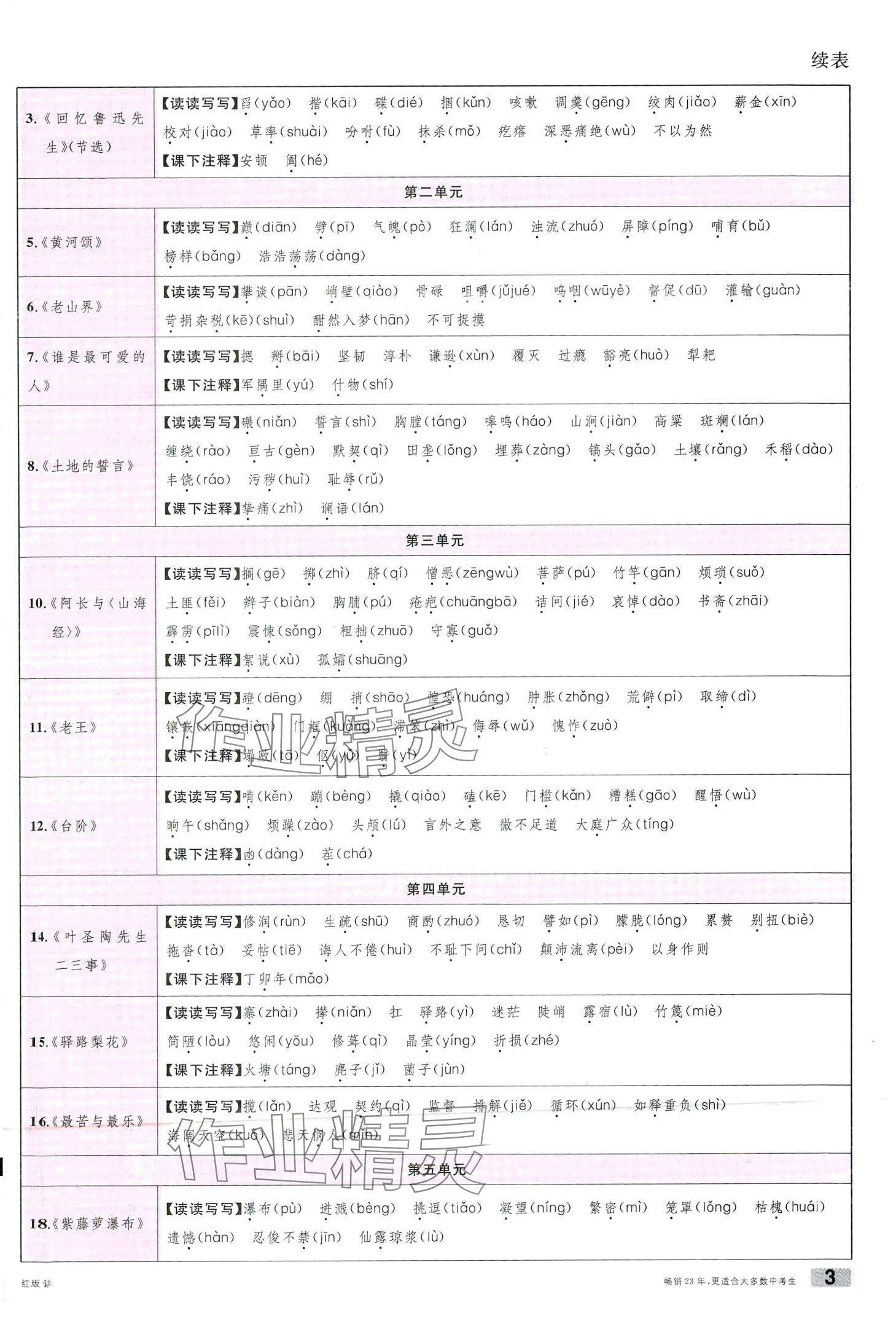 2024年火線100天語(yǔ)文中考云南專版 第3頁(yè)