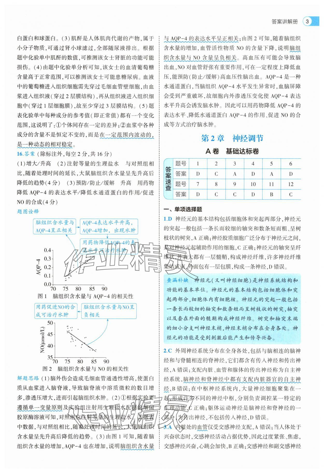 2025年53全優(yōu)卷生物選擇性必修1人教版 第3頁