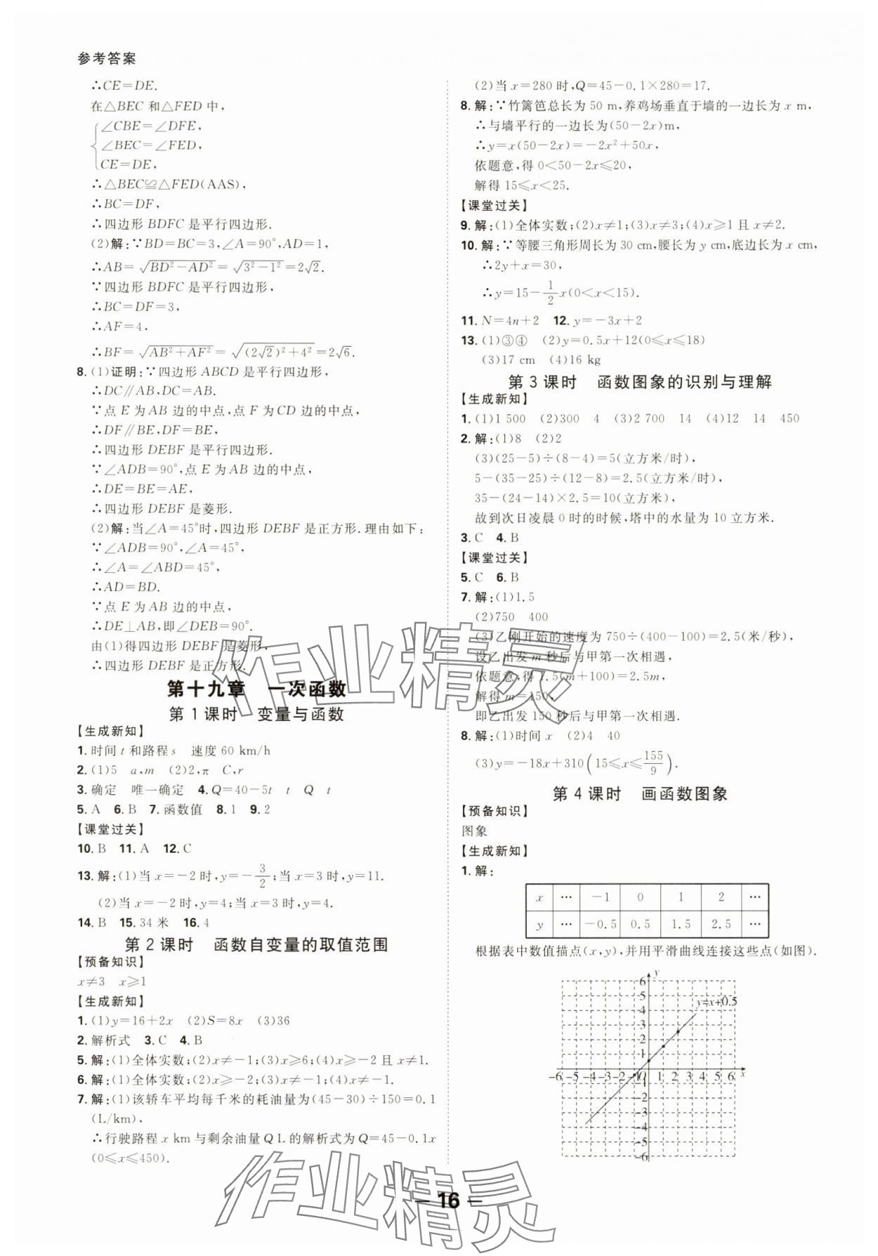 2025年全程突破八年级数学下册人教版 第16页