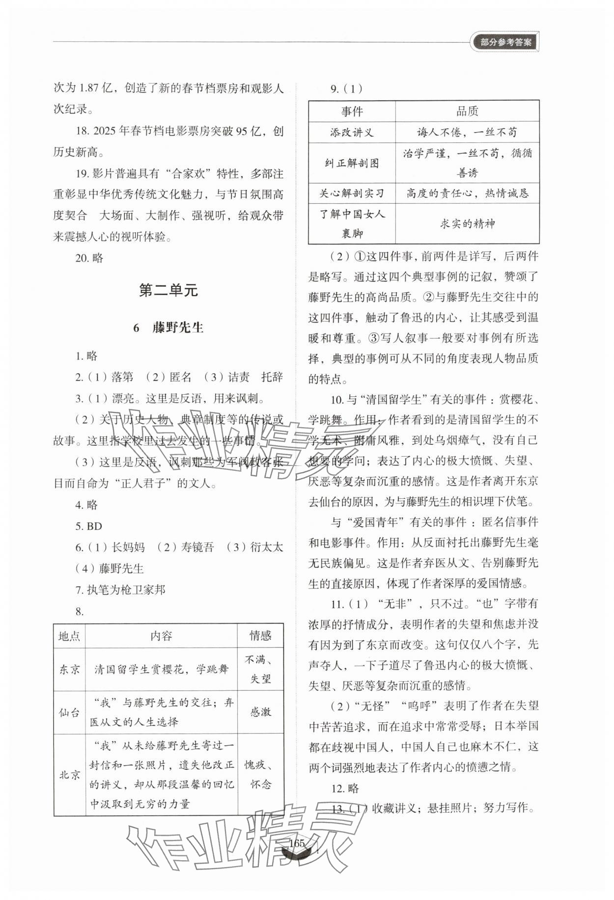 2025年同步練習(xí)冊山東教育出版社八年級語文上冊人教版五四制 第5頁