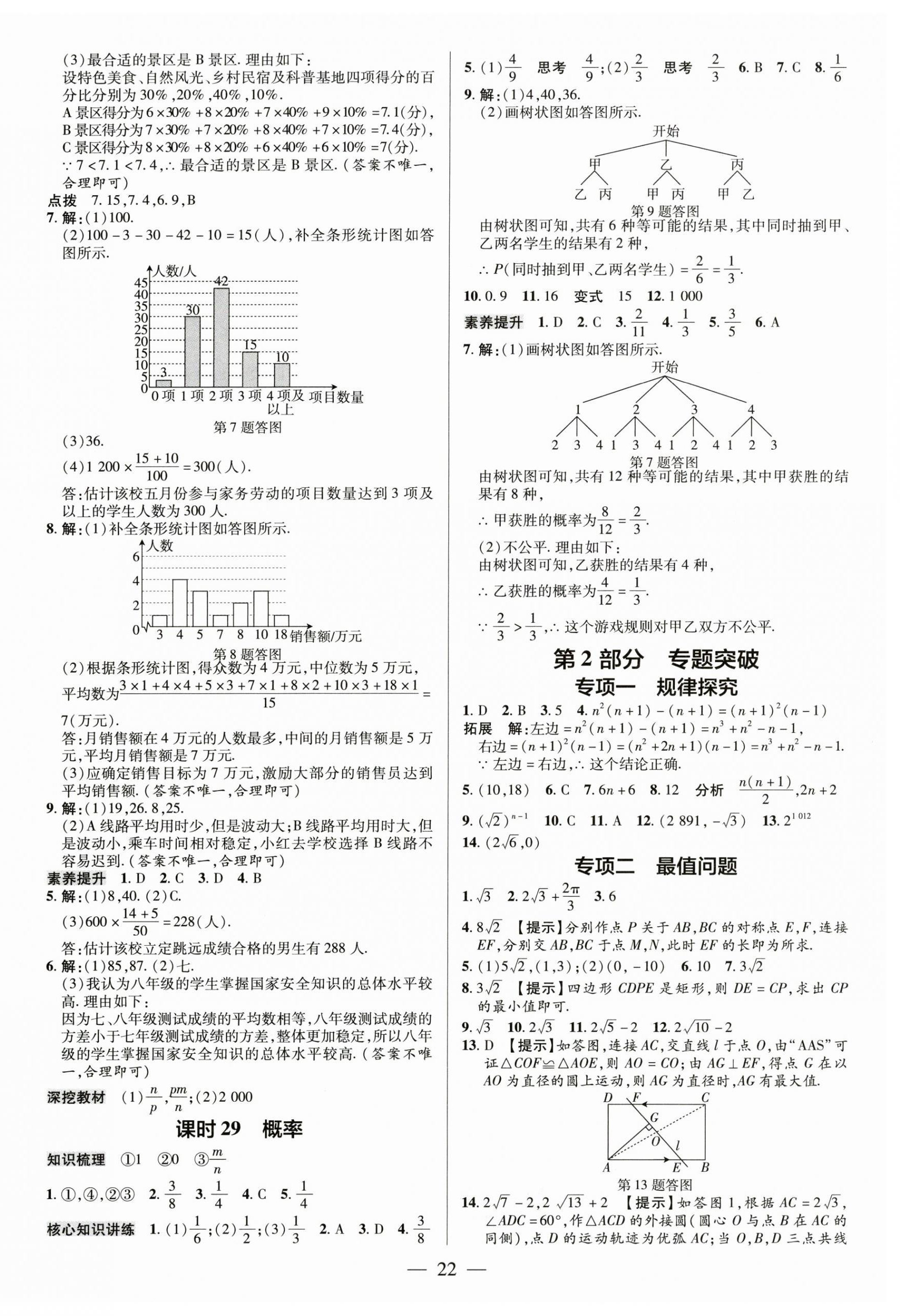 2025年領(lǐng)跑中考數(shù)學(xué)廣東專版 第22頁