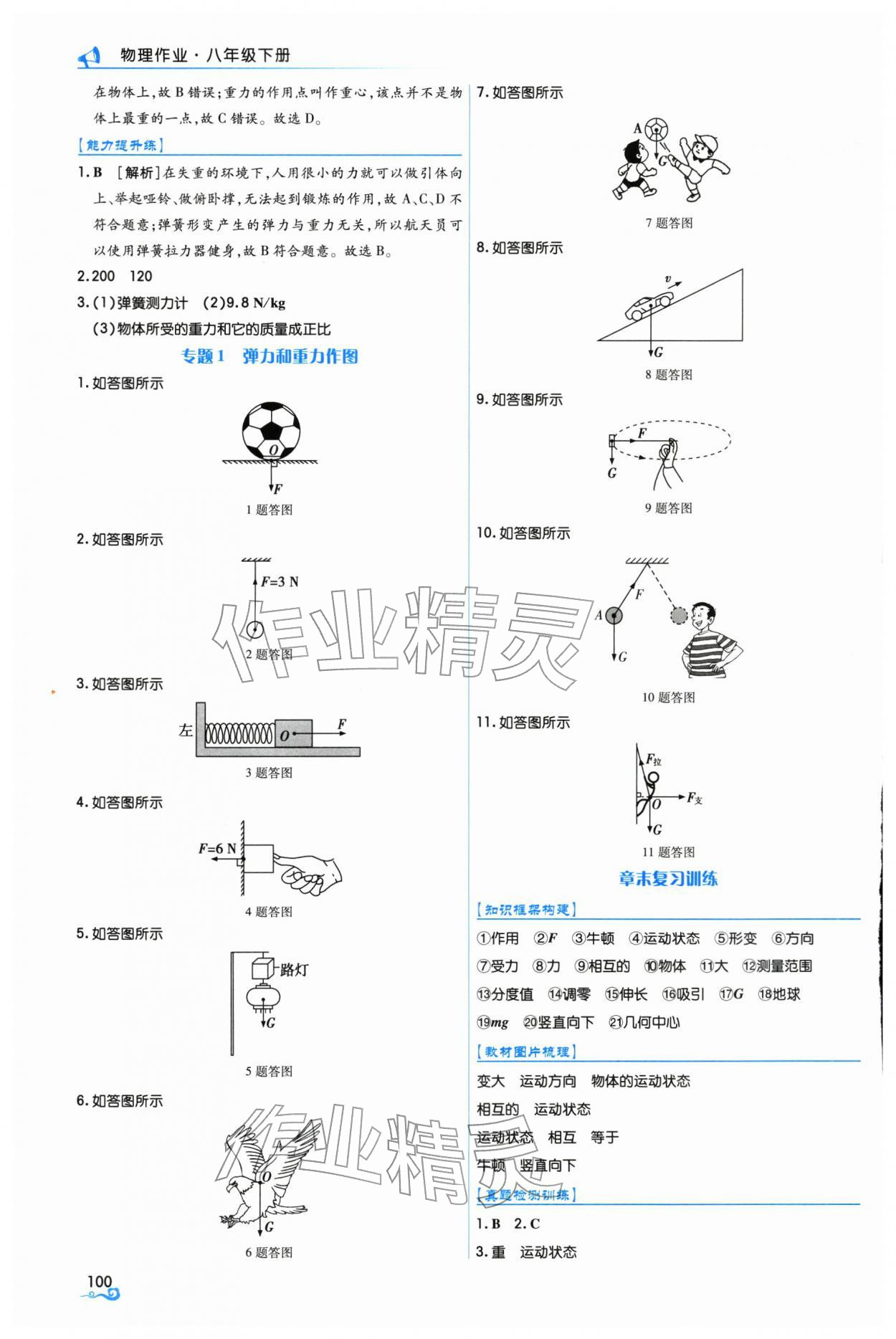 2026年作业上海教育出版社八年级物理下册人教版&nbsp;第2页