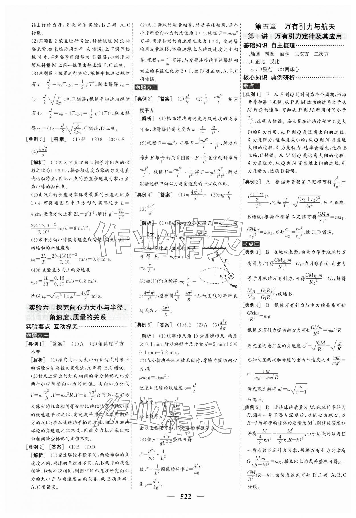 2025年優(yōu)化探究高考總復(fù)習(xí)物理人教版 參考答案第14頁(yè)