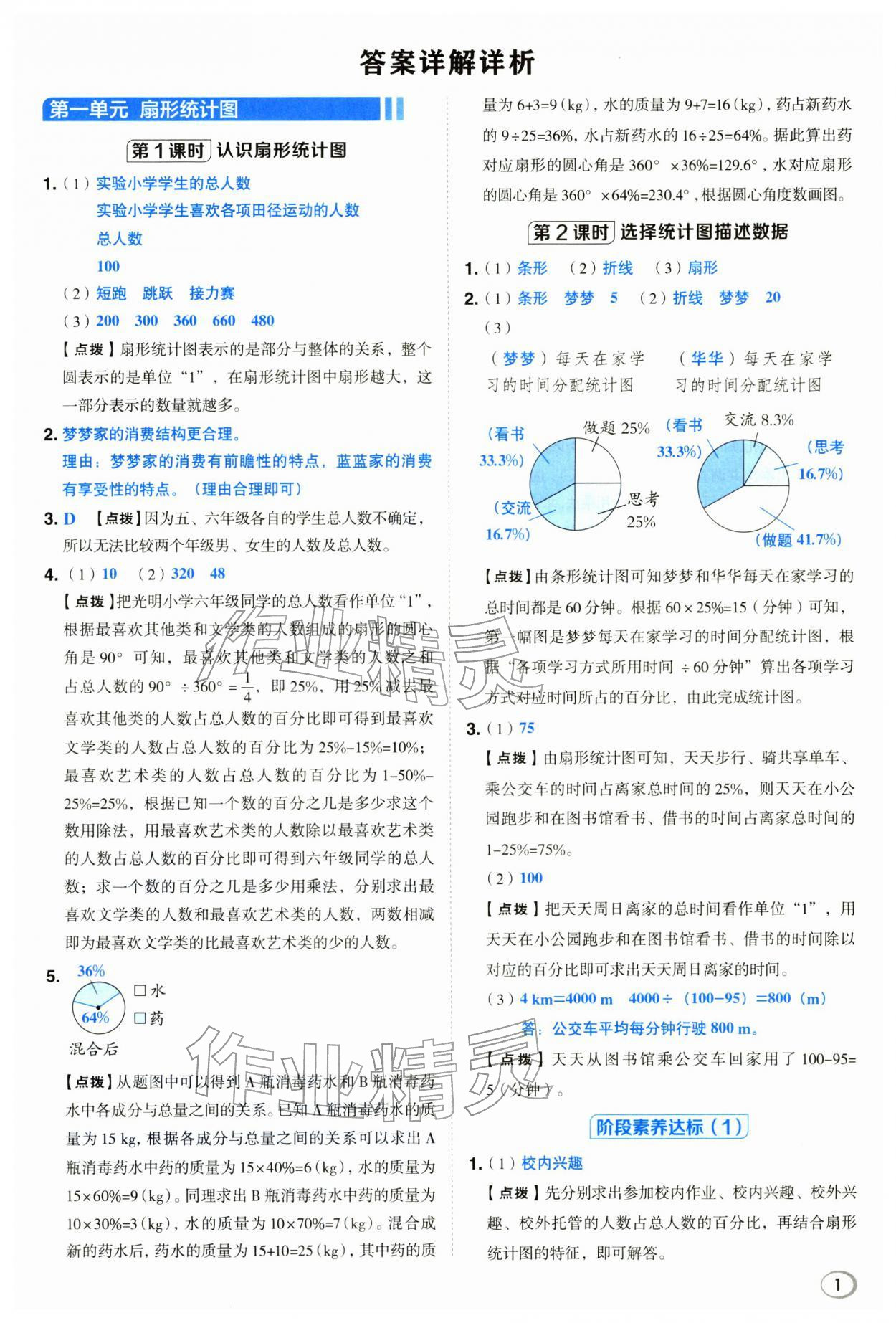 2026年综合应用创新题典中点六年级数学下册苏教版&nbsp;第1页
