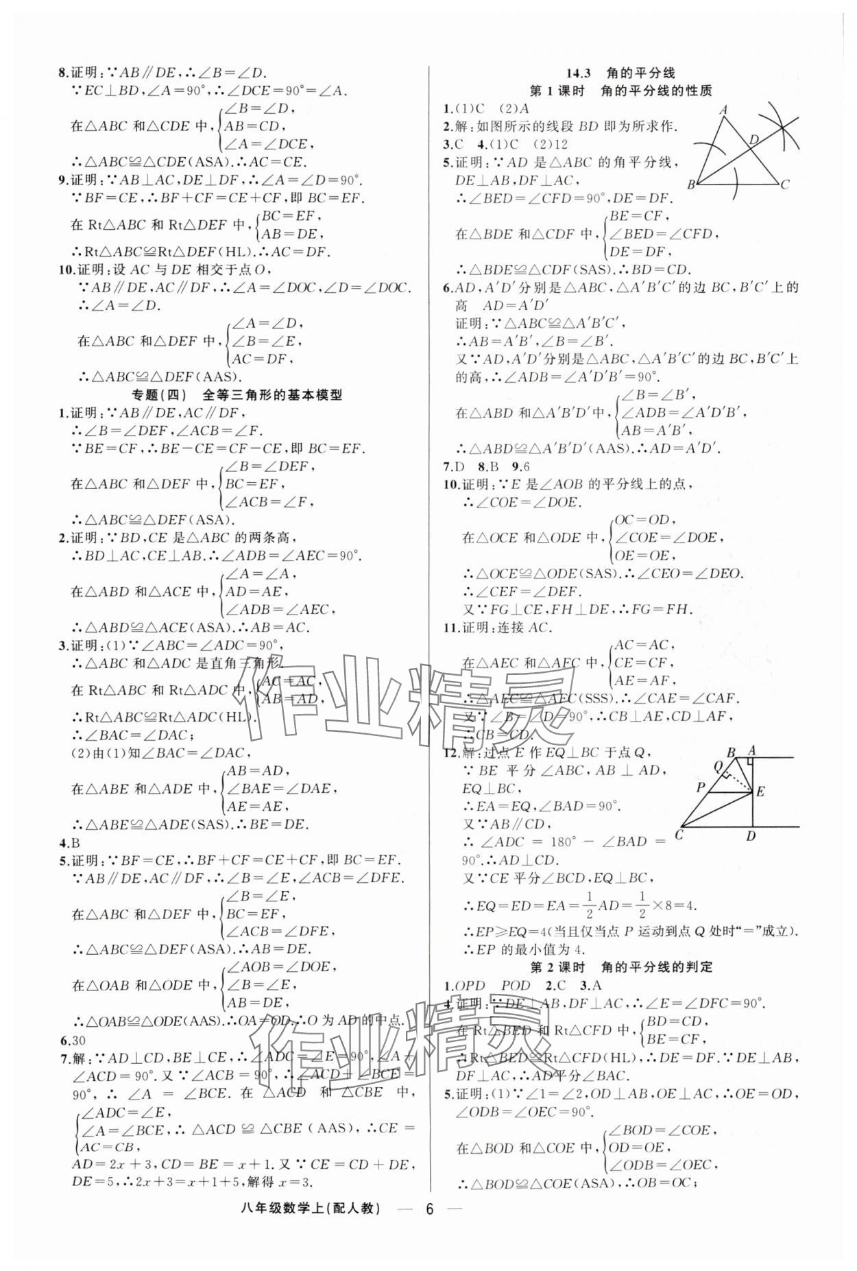 2025年四清導航八年級數(shù)學上冊人教版 第6頁