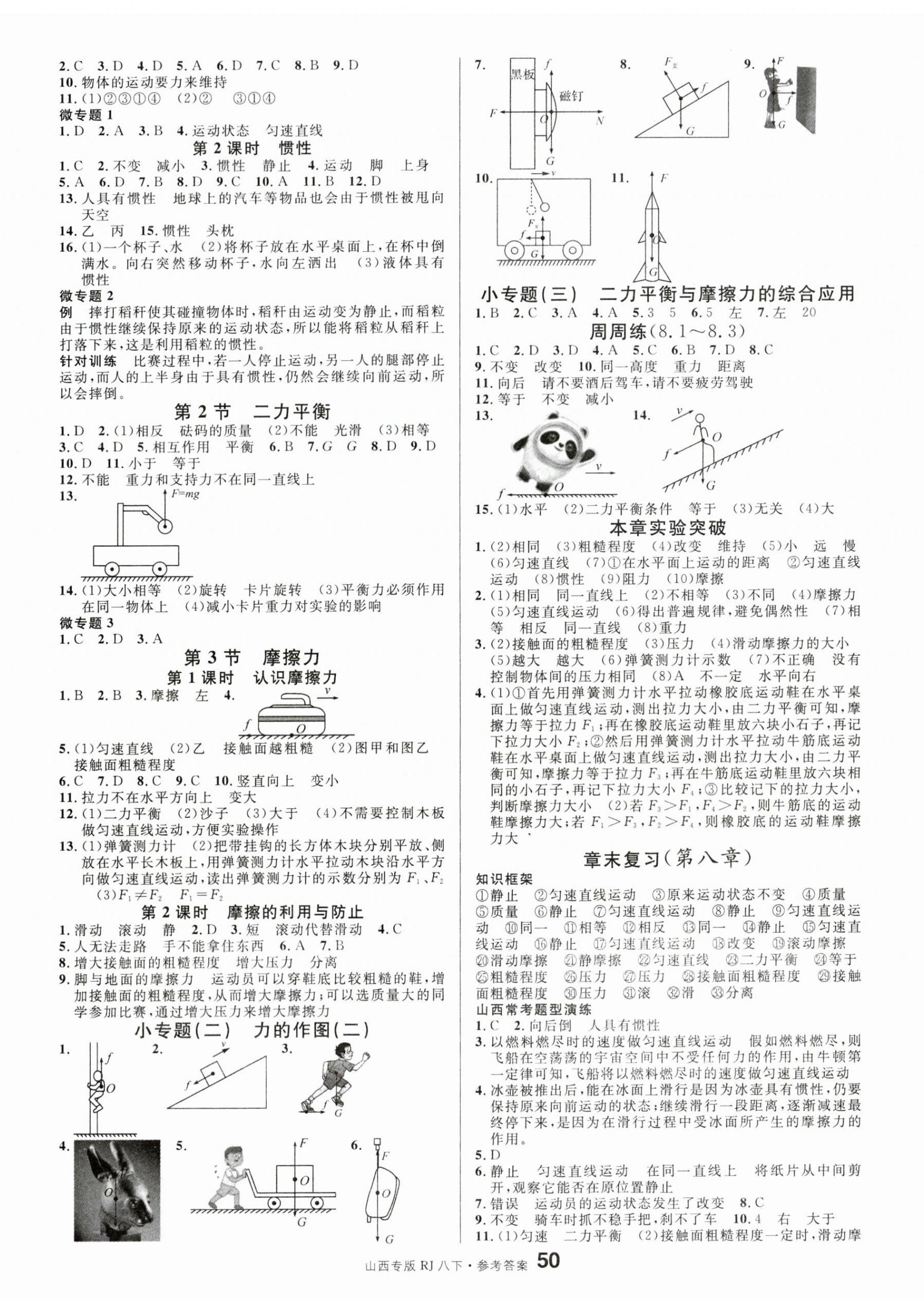 2024年名校課堂八年級物理下冊人教版山西專版 第2頁