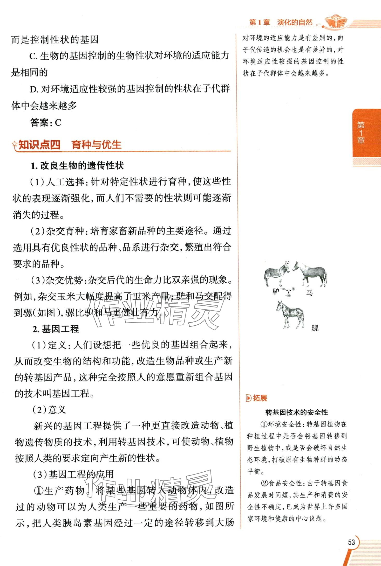 2024年教材全解九年級科學下冊浙教版 第53頁