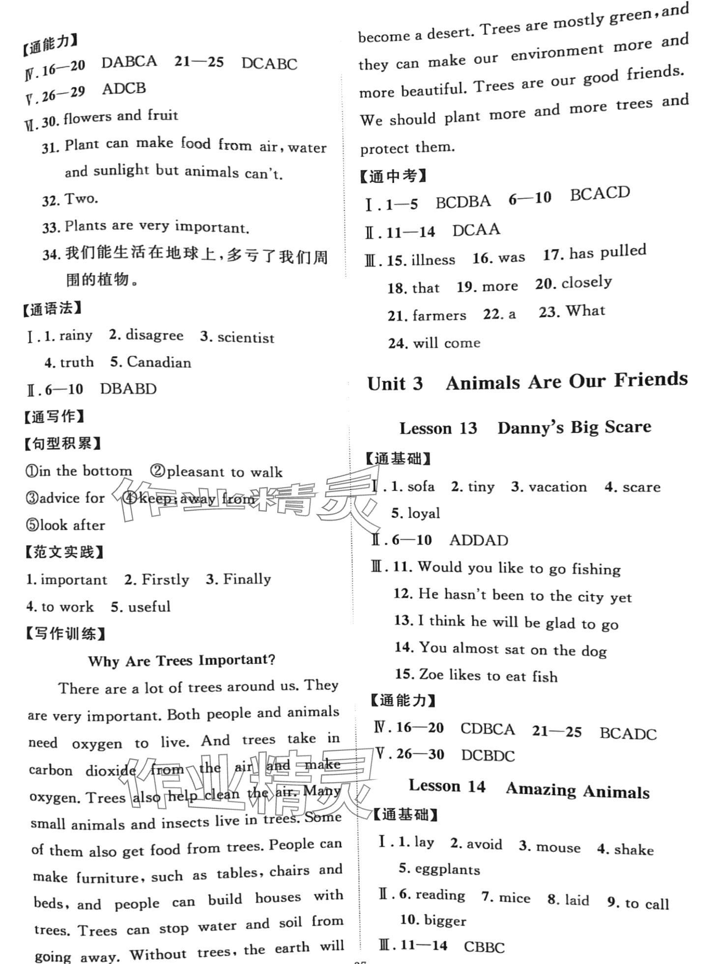 2024年优加学案课时通八年级英语下册冀教版 第5页