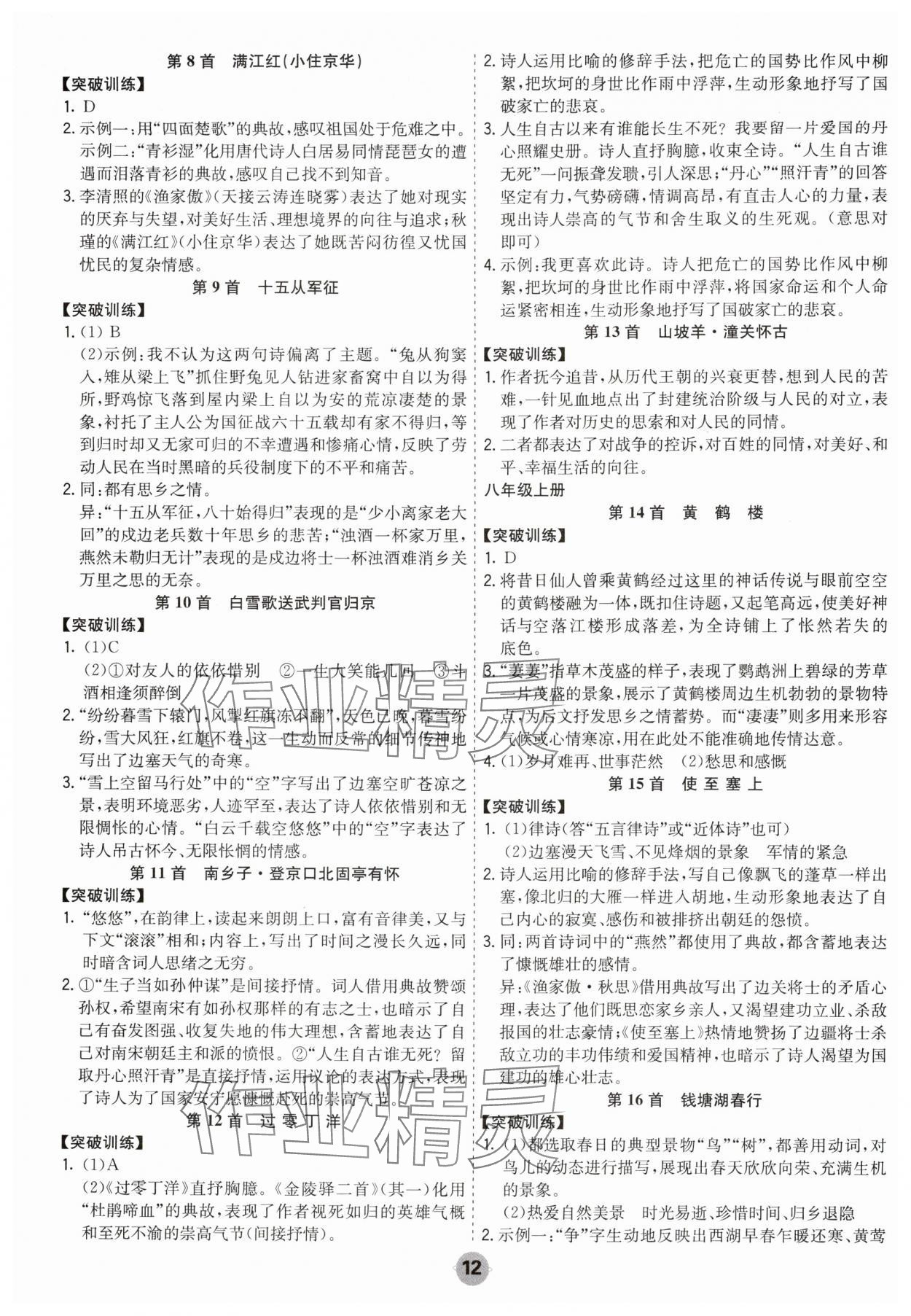 2025年中考大數(shù)據(jù)語(yǔ)文中考河北專(zhuān)版&nbsp;參考答案第12頁(yè)