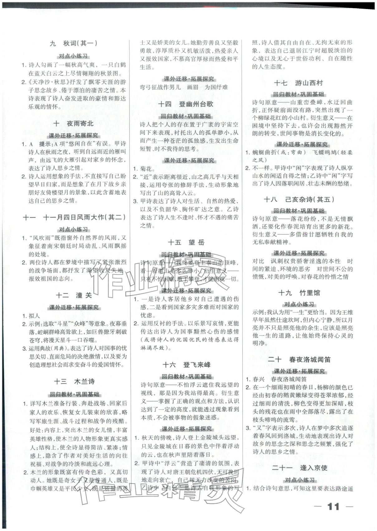 2025年中教萬聯(lián)中考總動員九年級語文河北專版 第11頁