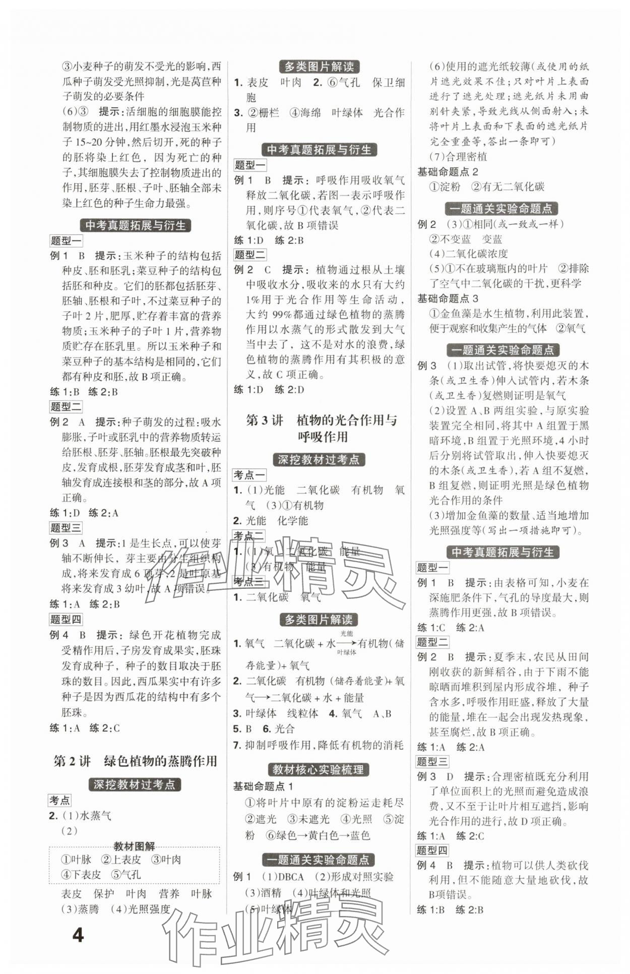 2025年全优中考系统总复习生物河北专版 第4页