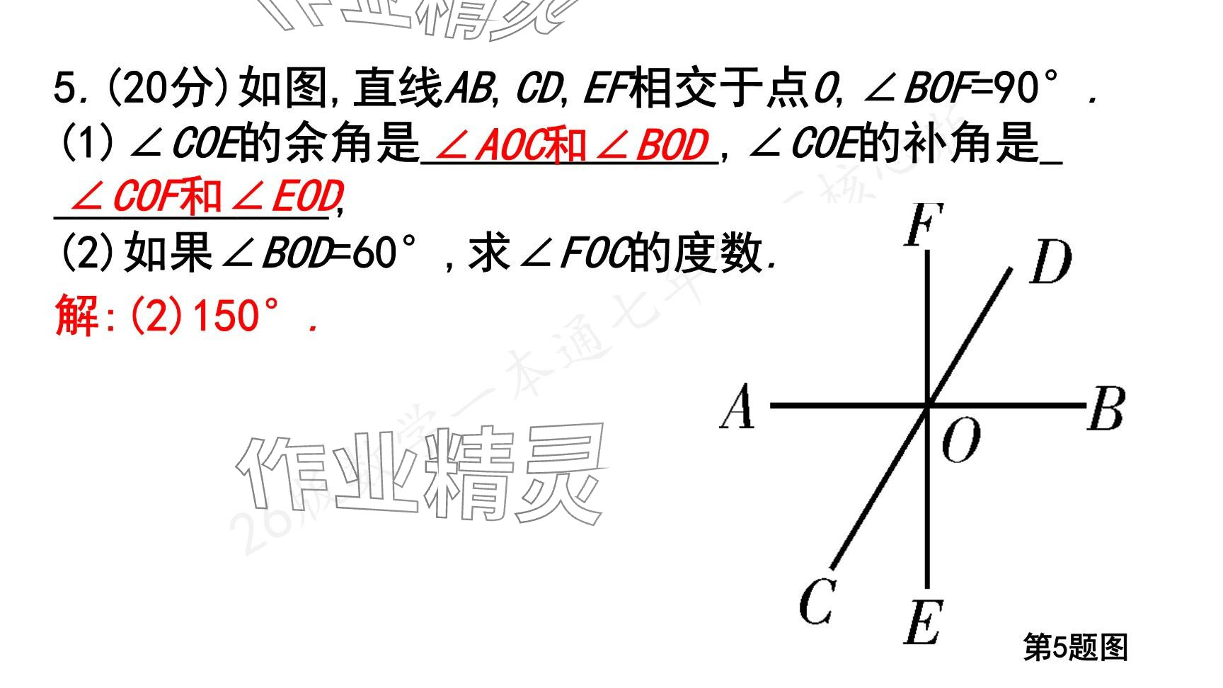 2025年一本通武漢出版社七年級(jí)數(shù)學(xué)下冊(cè)北師大版核心版 參考答案第47頁(yè)