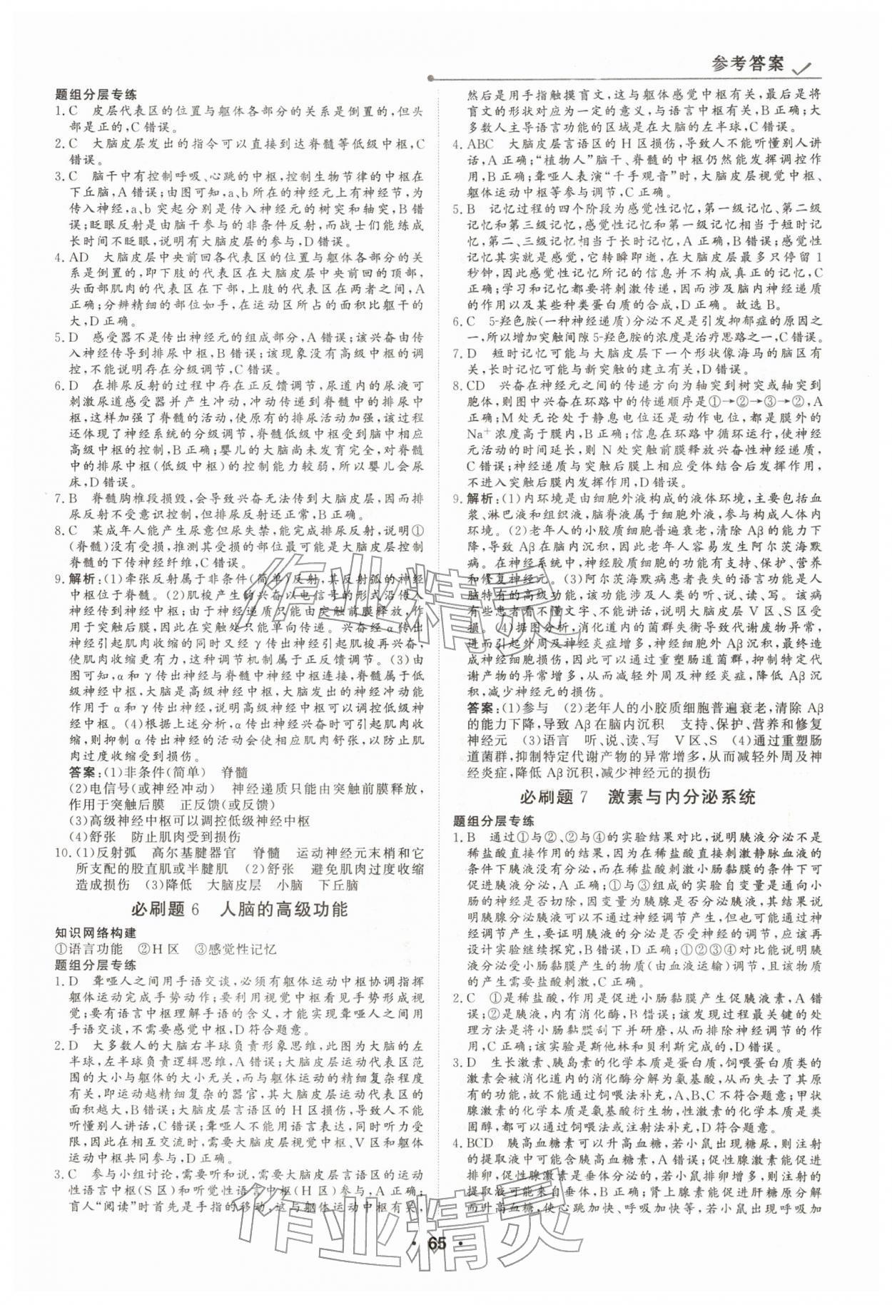 2026年高中假日必刷題高二生物&nbsp;第3頁