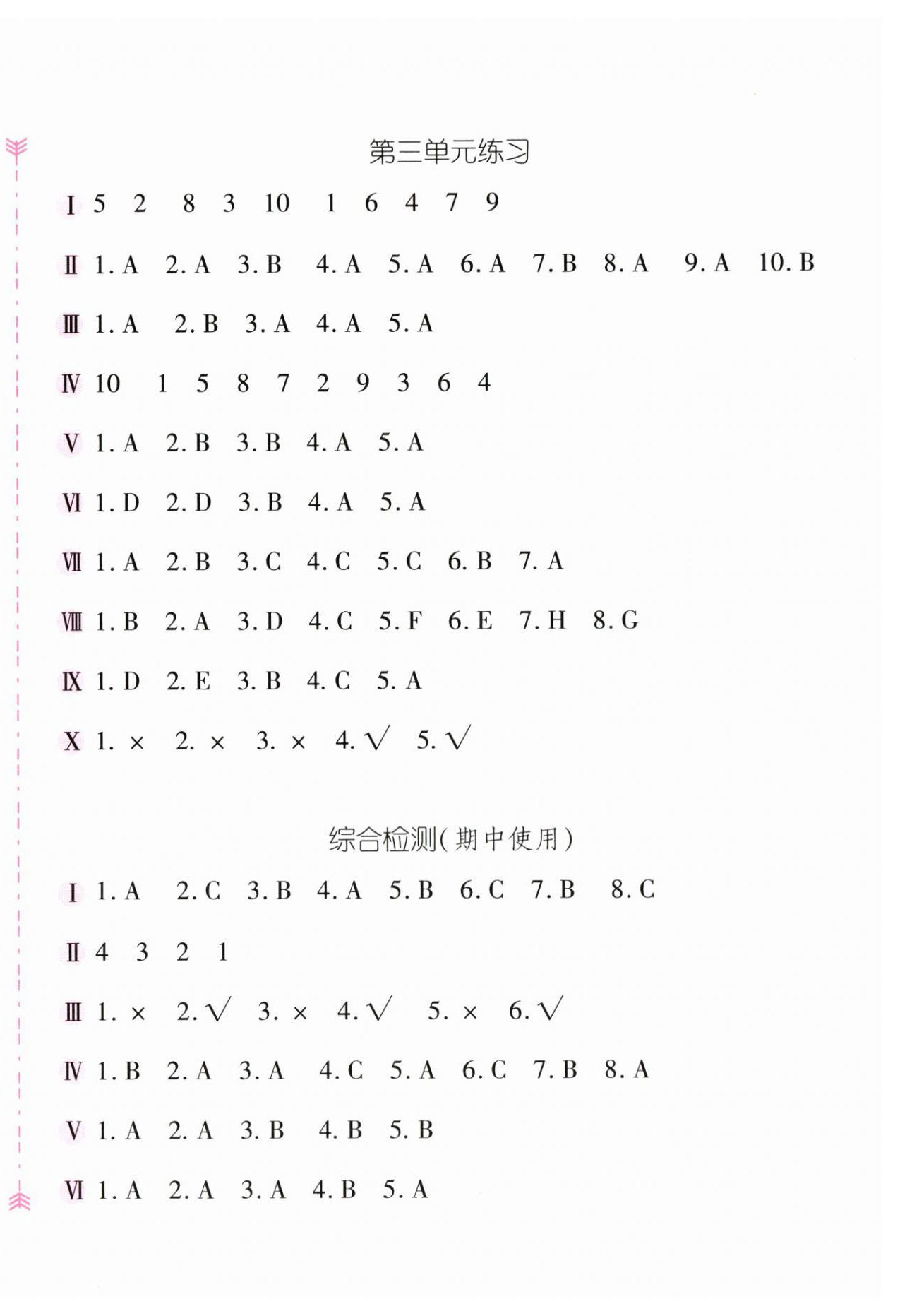 2024年新編基礎訓練三年級英語下冊人教版 第10頁