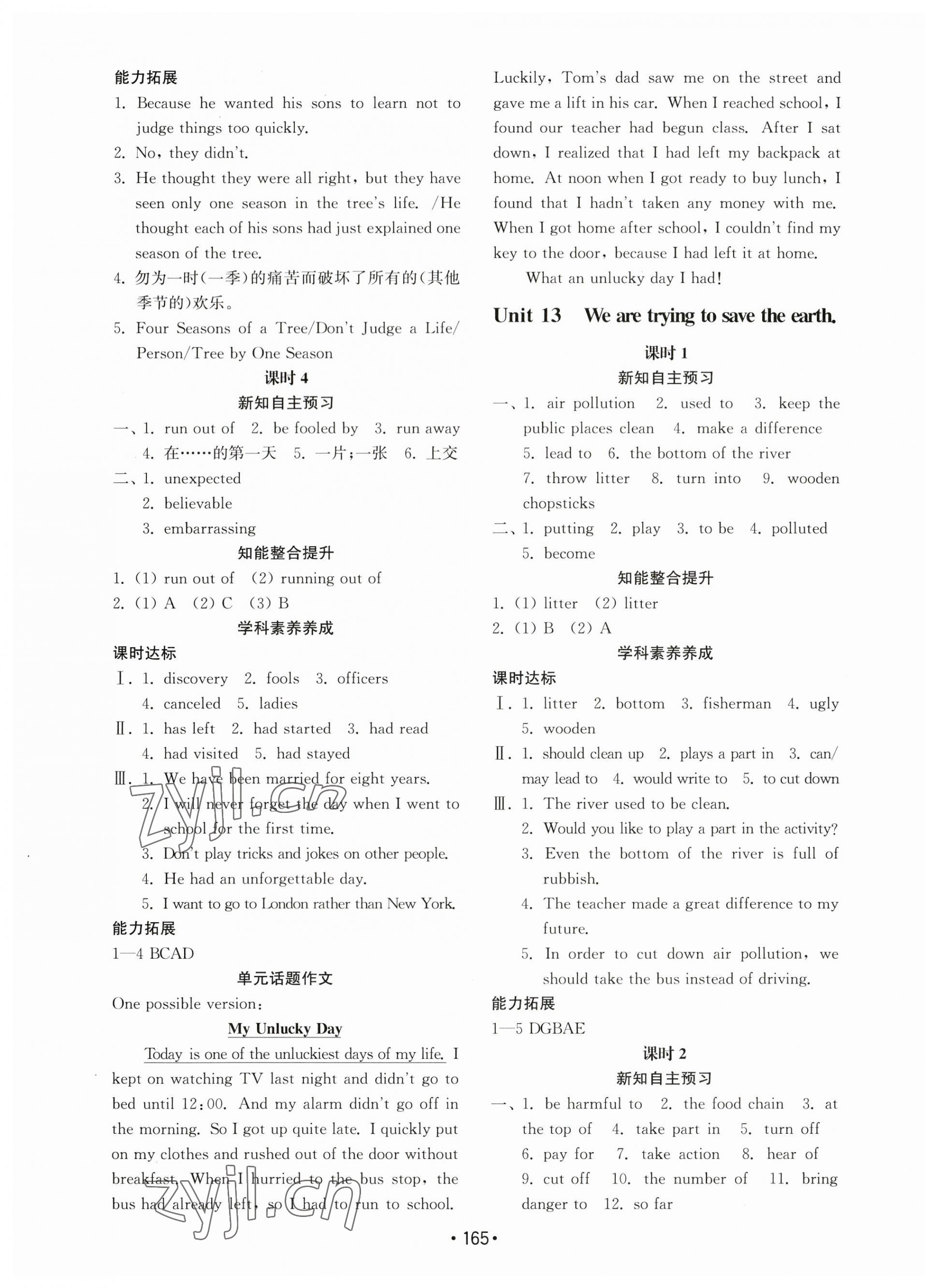 2023年初中基础训练山东教育出版社九年级英语全一册人教版 第18页