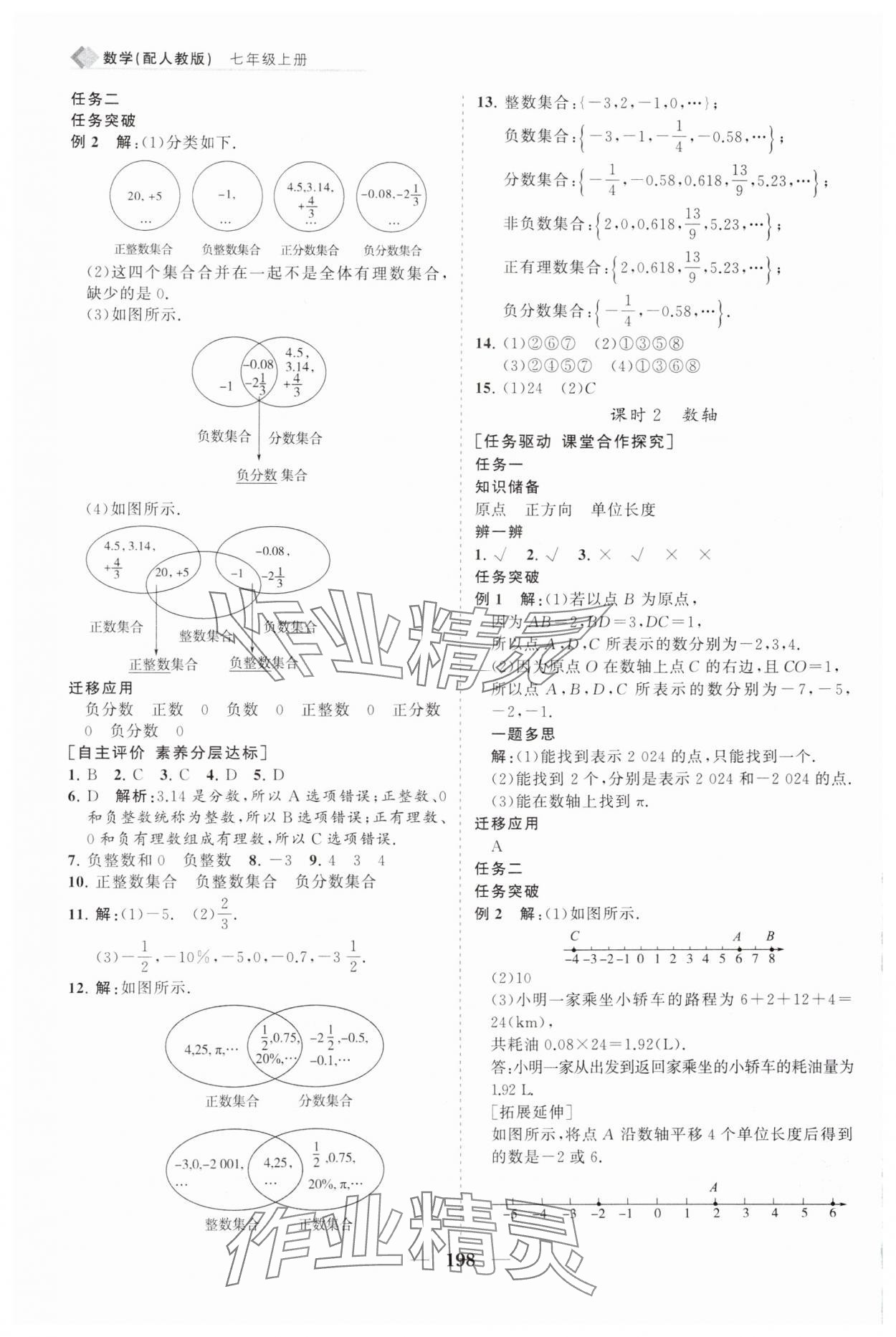 2024年新课程同步练习册七年级数学上册人教版 第2页