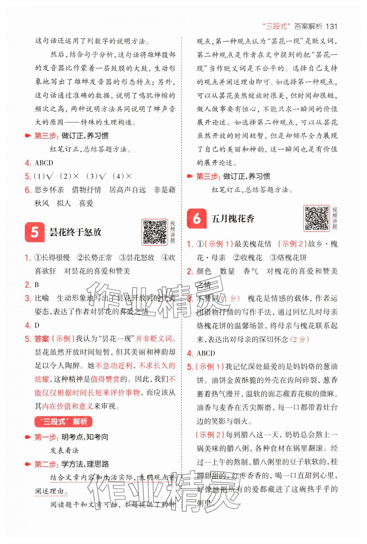 2025年一本阅读题五年级语文上册人教版浙江专版 第3页