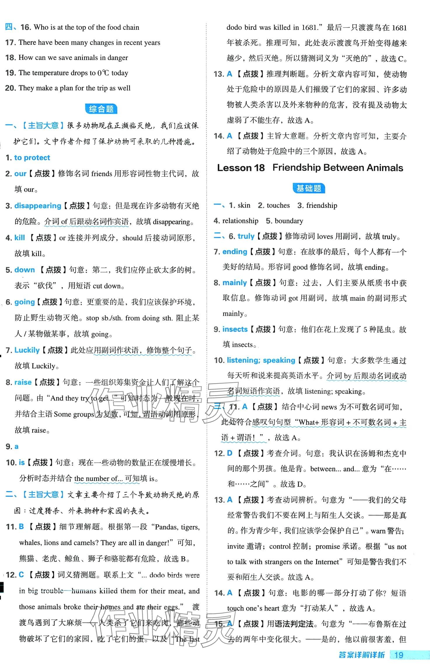 2024年综合应用创新题典中点八年级下册冀教版 第19页