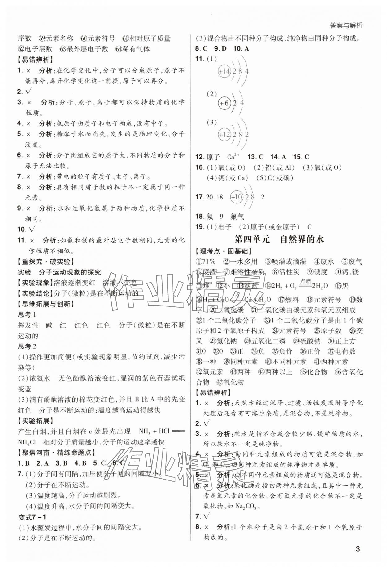 2025年考出好成績中考總復(fù)習(xí)化學(xué)河南專版 第3頁