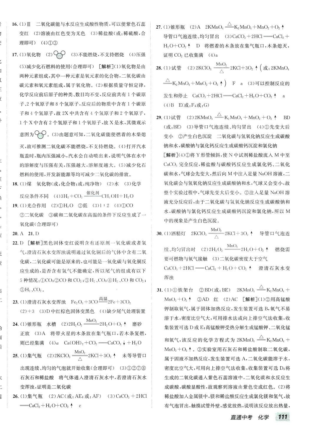 2024年神龍牛皮卷直通中考化學中考 第6頁