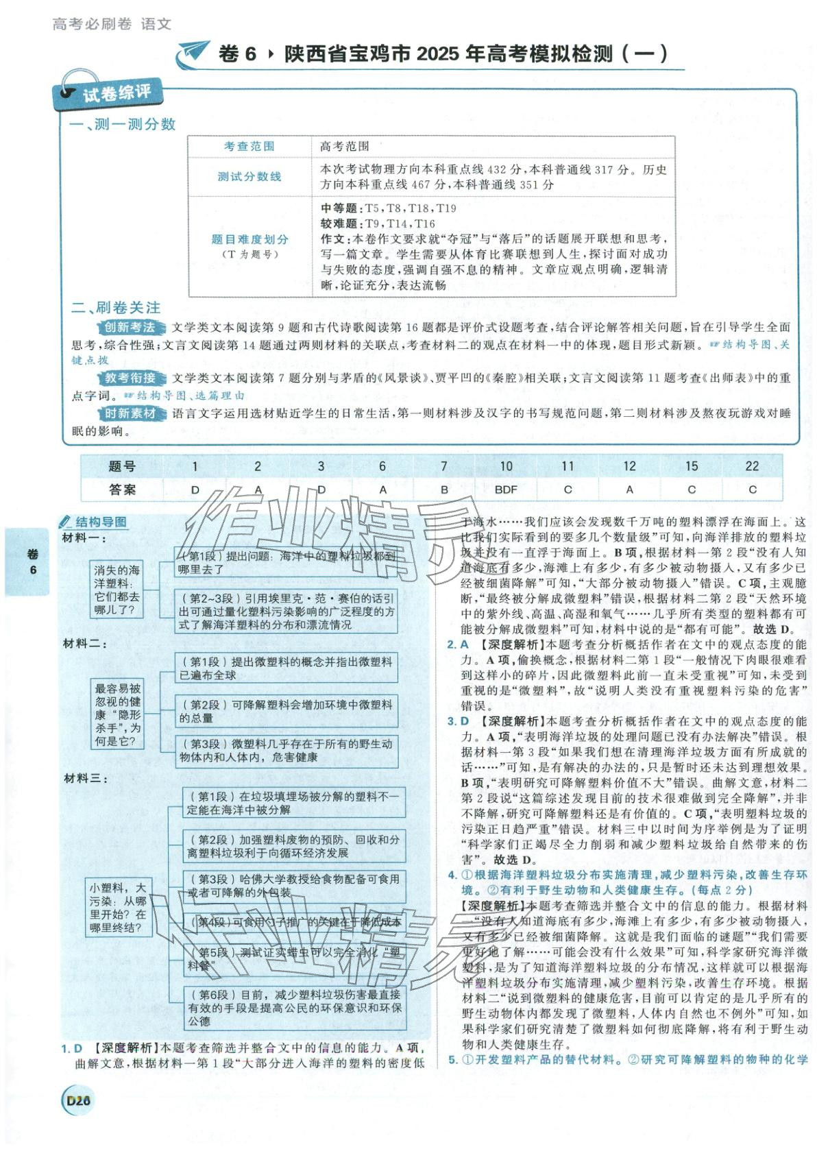 2026年理想樹圖書高考必刷卷42套模擬卷匯編語文&nbsp;第26頁