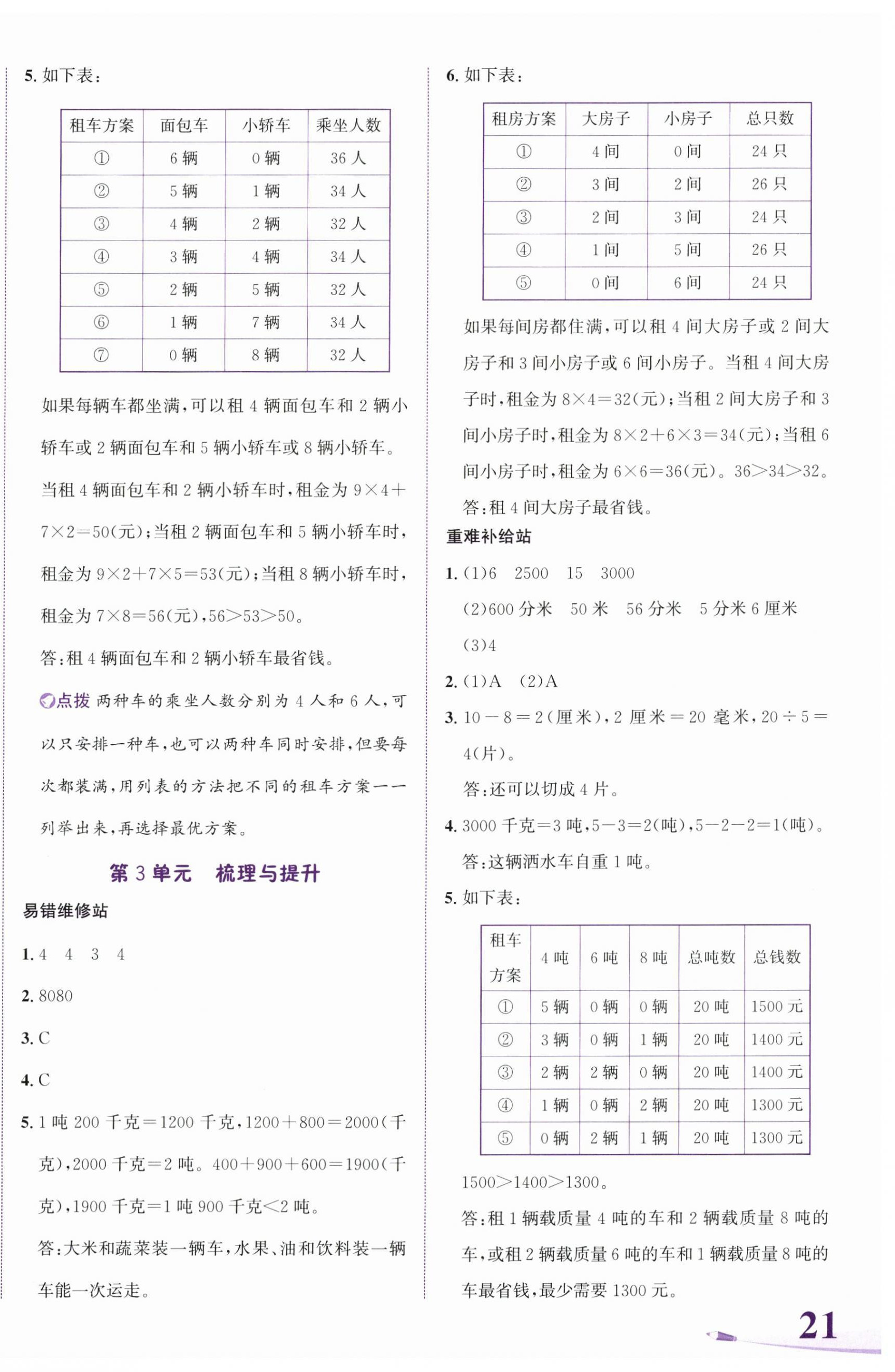 2024年奔跑吧少年三年級(jí)數(shù)學(xué)上冊人教版 第6頁