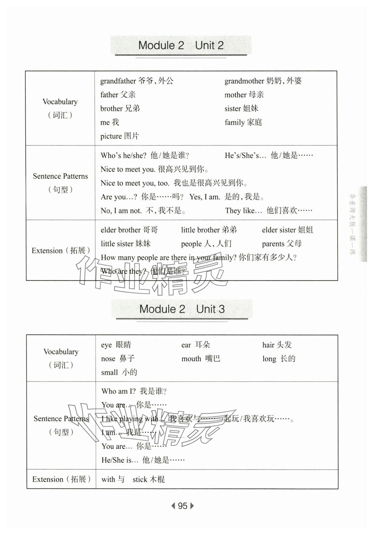 2024年華東師大版一課一練三年級(jí)英語(yǔ)上冊(cè)滬教版54制 第3頁(yè)