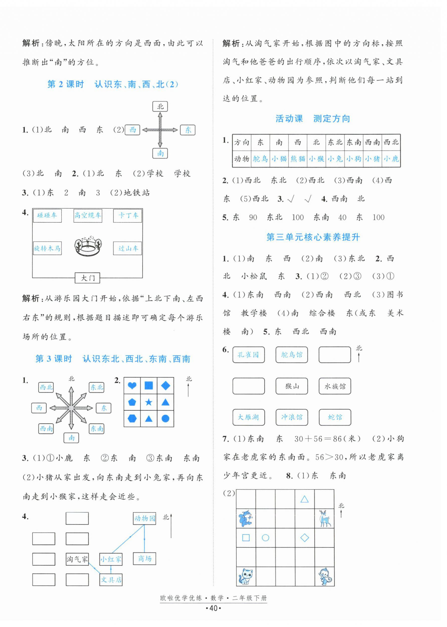 2024年歐啦優(yōu)學(xué)優(yōu)練二年級數(shù)學(xué)下冊蘇教版 第4頁