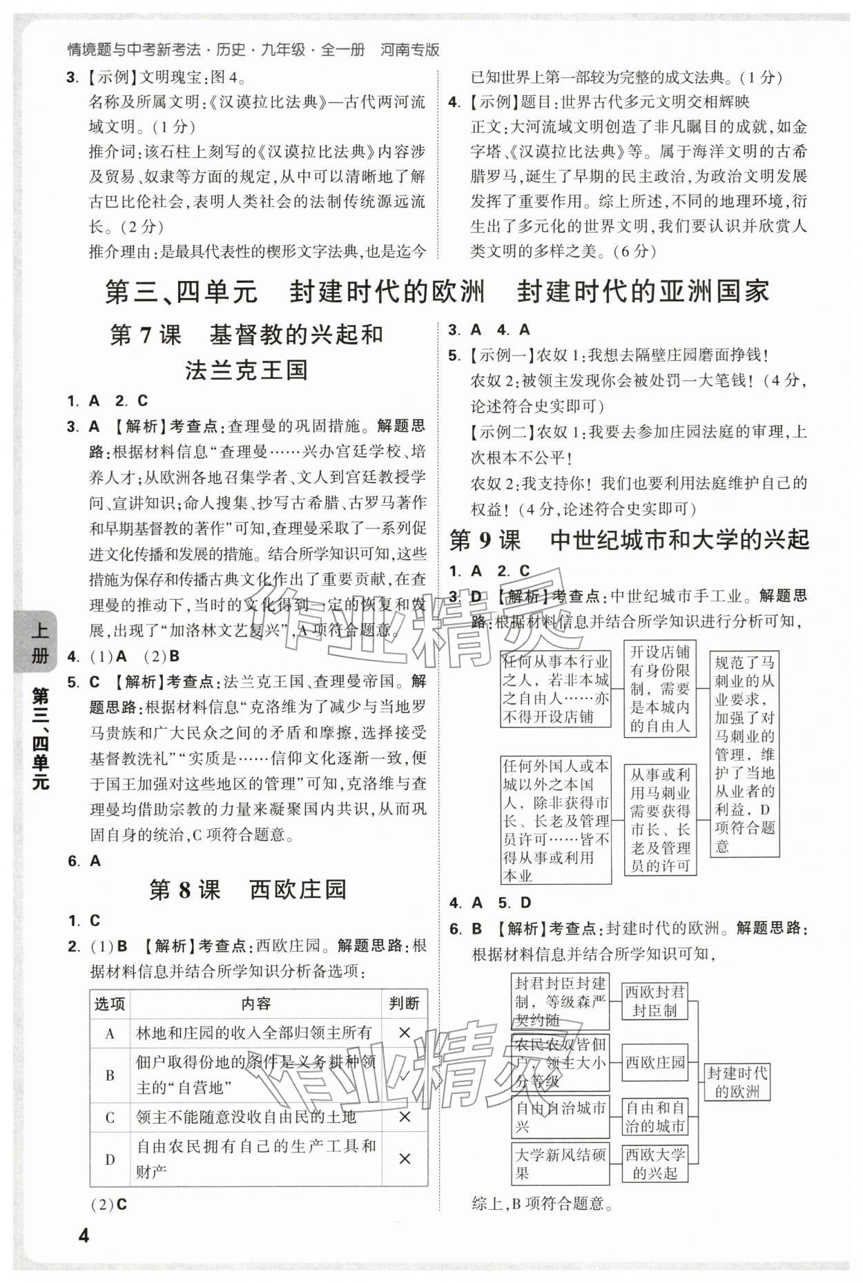 2025年情境題與中考新考法九年級歷史全一冊人教版河南專版 第4頁