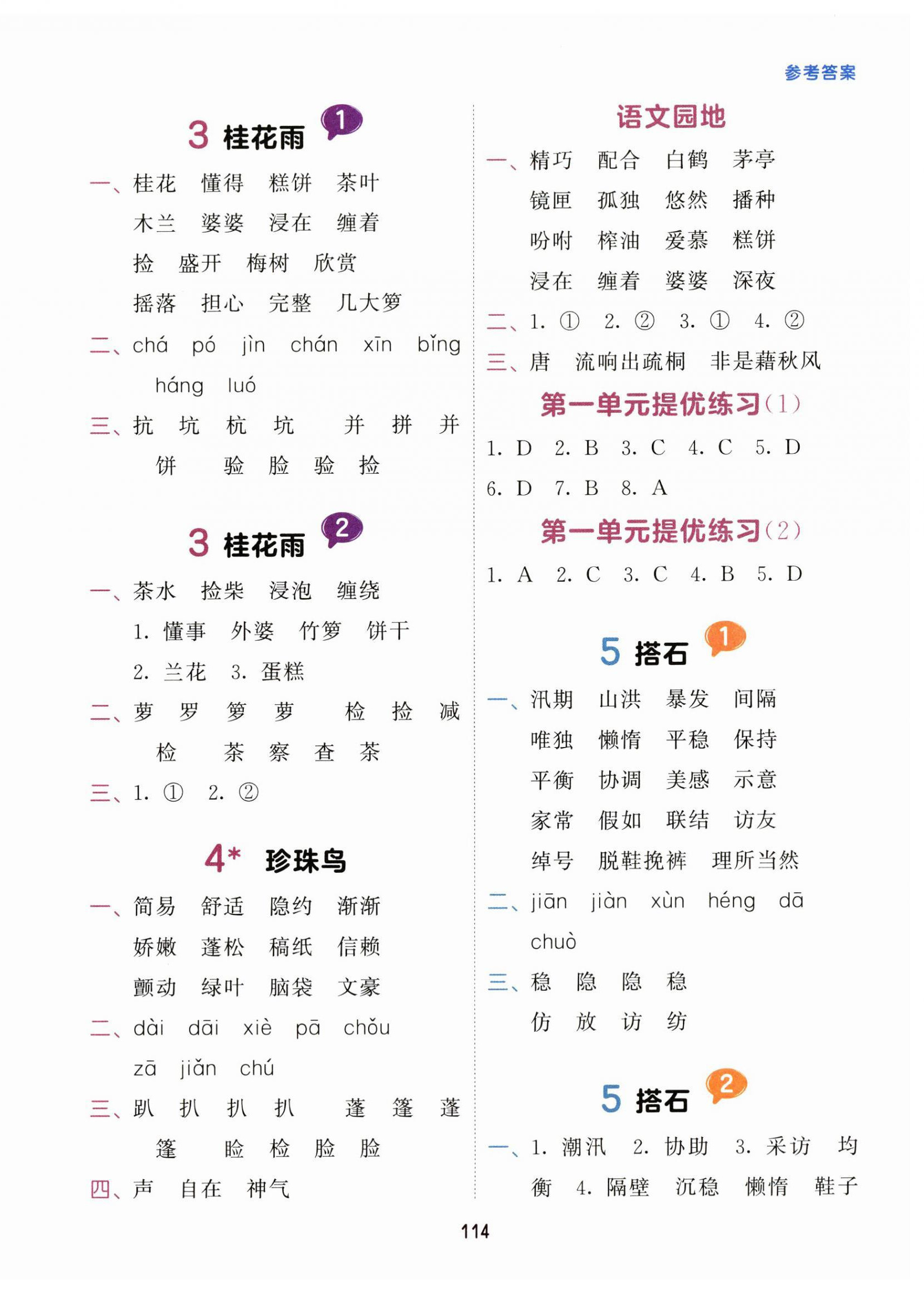 2023年積累與默寫(xiě)五年級(jí)語(yǔ)文上冊(cè)人教版首都師范大學(xué)出版社 第2頁(yè)