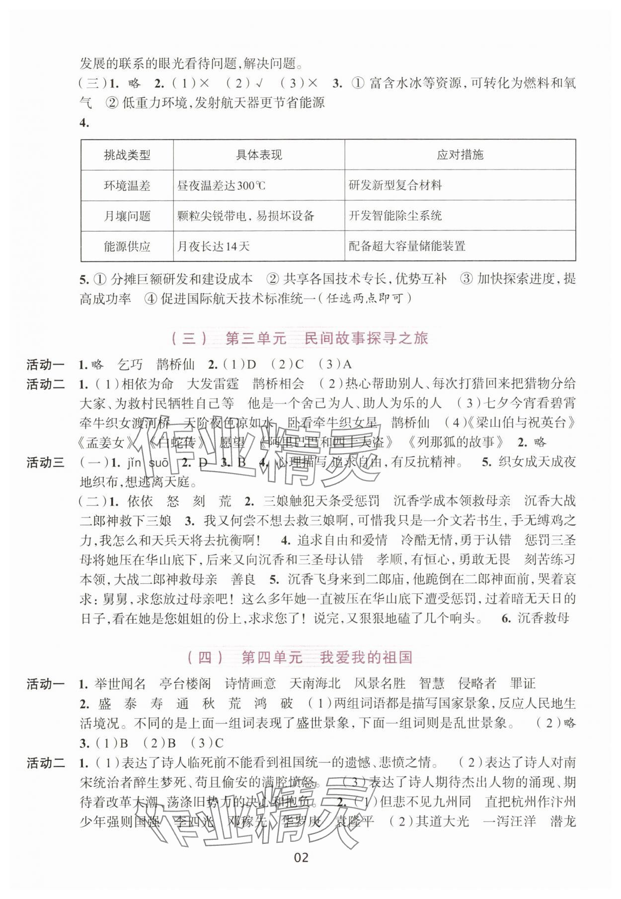 2025年学习与评价浙江人民出版社五年级语文上册人教版 第2页